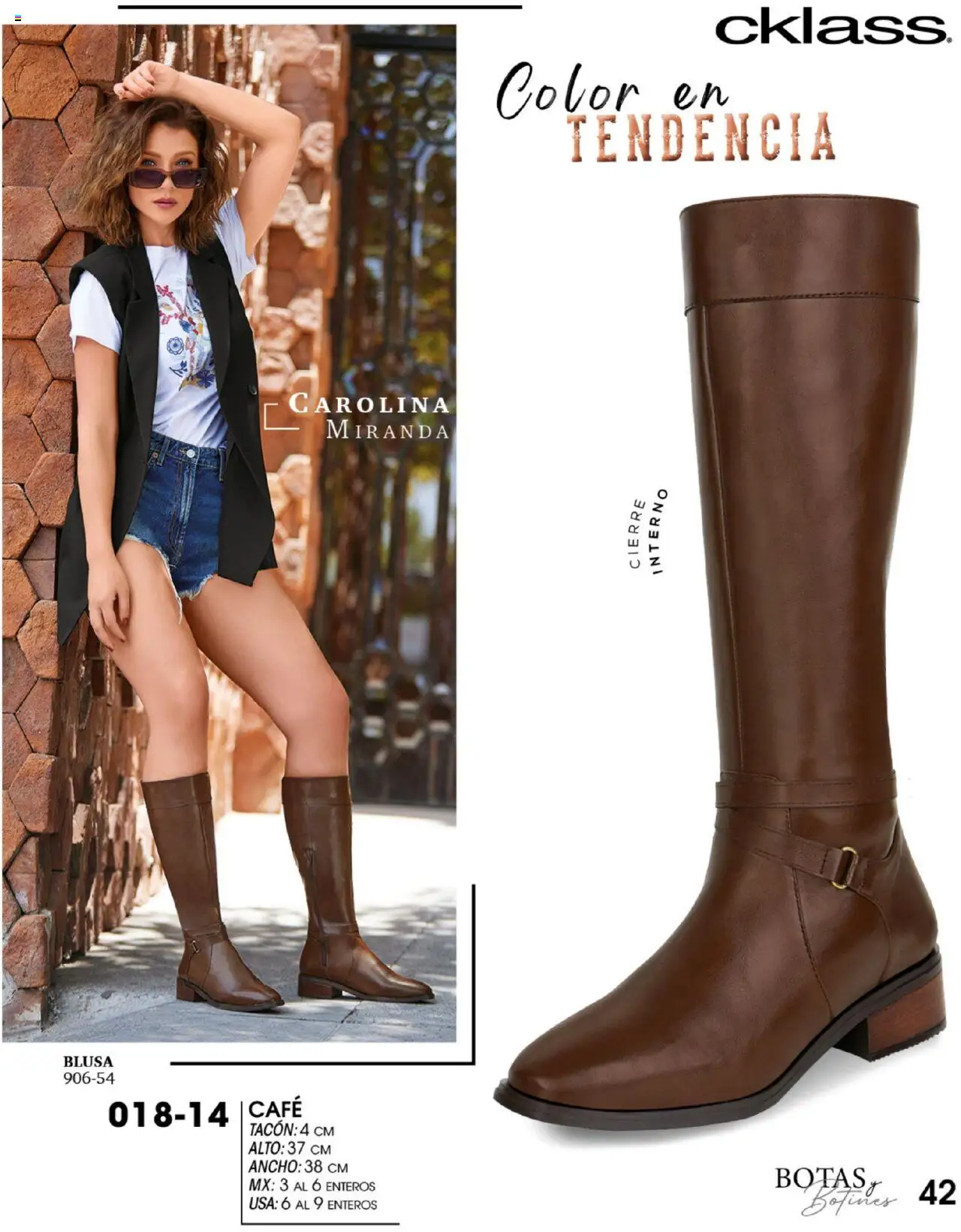 Nuevas ofertas de Cklass válidas en toda la República Mexicana desde el 14.07.2025. ¡Encuentra las mejores ofertas en Cklass catálogo Botas! | Página: 43 | Productos: Blusa, Botas, Café, Botines
