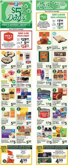 Preview of Food City weekly ads valid from 01.01.2026