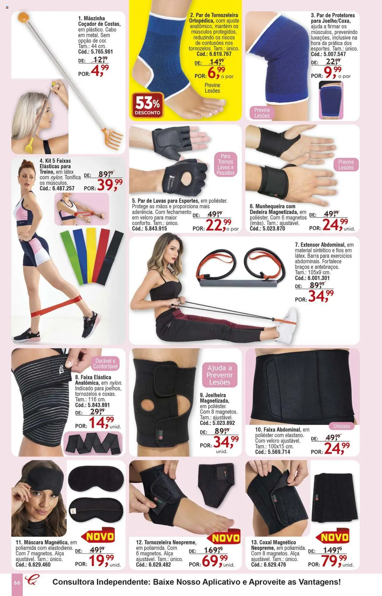 Quatro Estações Folheto - válido de 01.08.2025 | Página: 62 | Produtos: Joelheira, Extensor, Luvas, Cabo