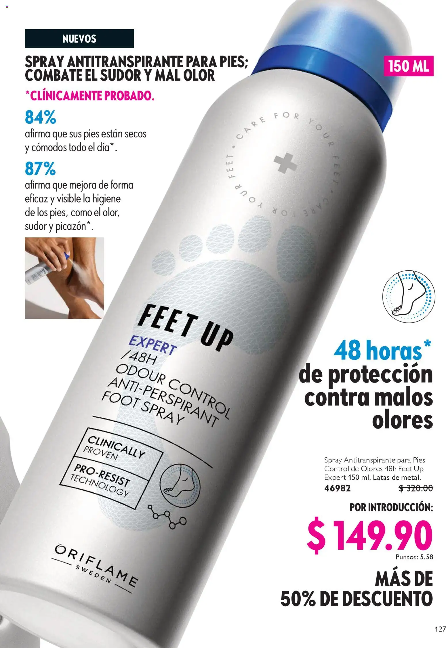 Nuevas ofertas de Oriflame válidas en toda la República Mexicana desde el 27.12.2025. ¡Encuentra las mejores ofertas en Oriflame campaña 1 2026! | Página: 127 | Productos: Antitranspirante