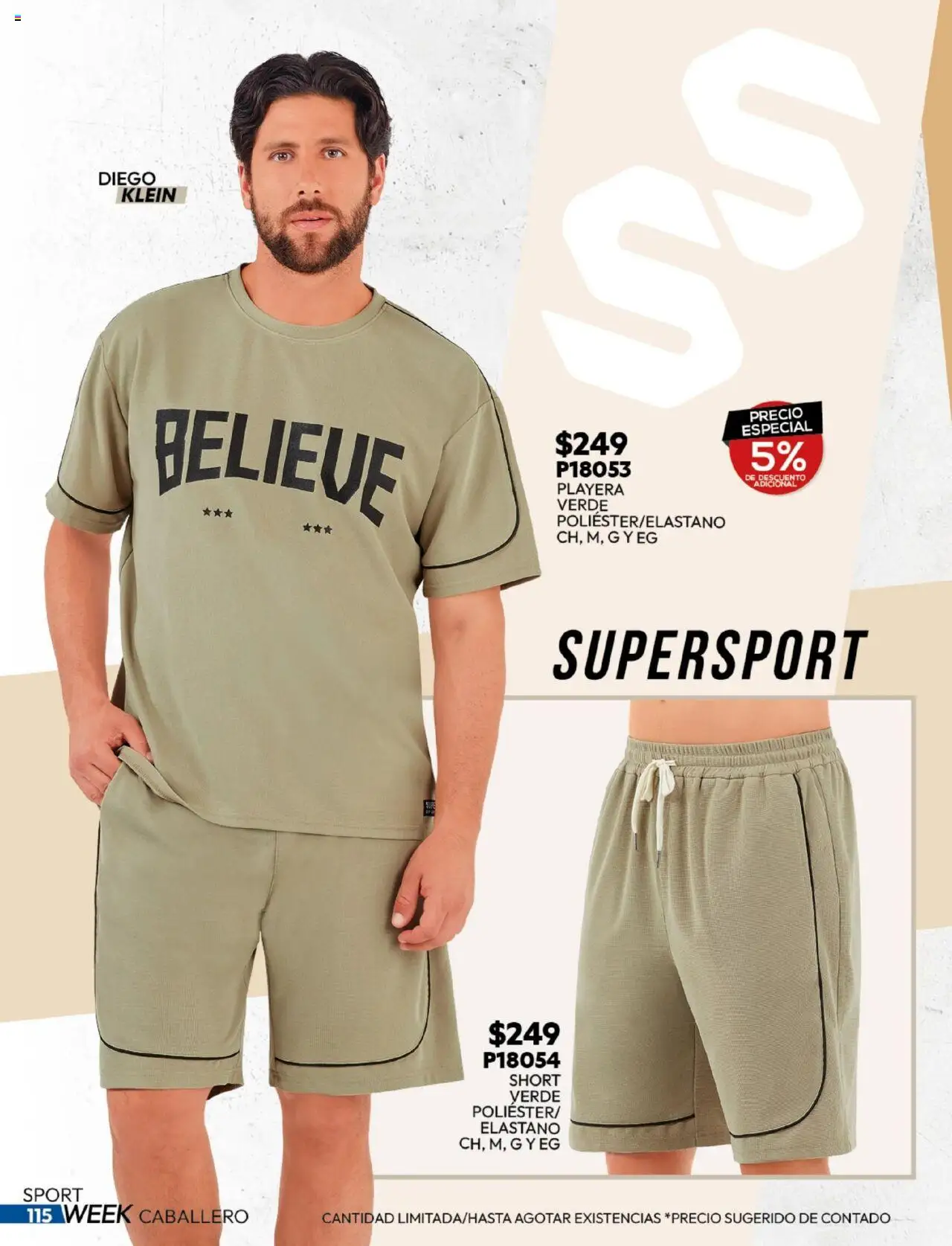 Nuevas ofertas de Cklass válidas en toda la República Mexicana desde el 25.08.2025. ¡Encuentra las mejores ofertas en Cklass - Catálogo Sportweek! | Página: 116 | Productos: Playera, Short