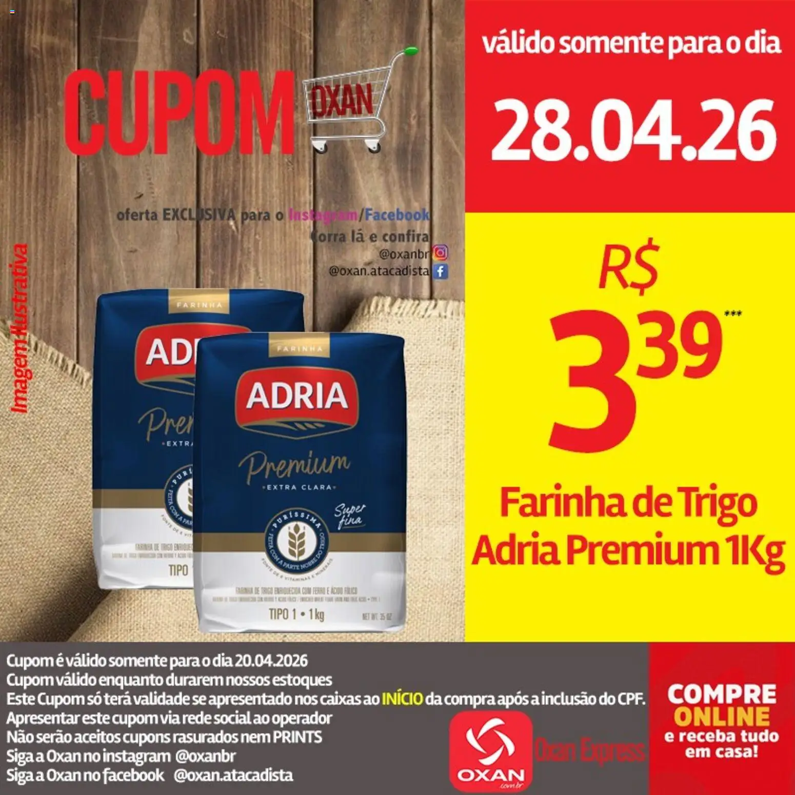 Oxan Atacadista Folheto - válido de 28.04.2026 | Página: 13 | Produtos: Ferro, Farinha de trigo
