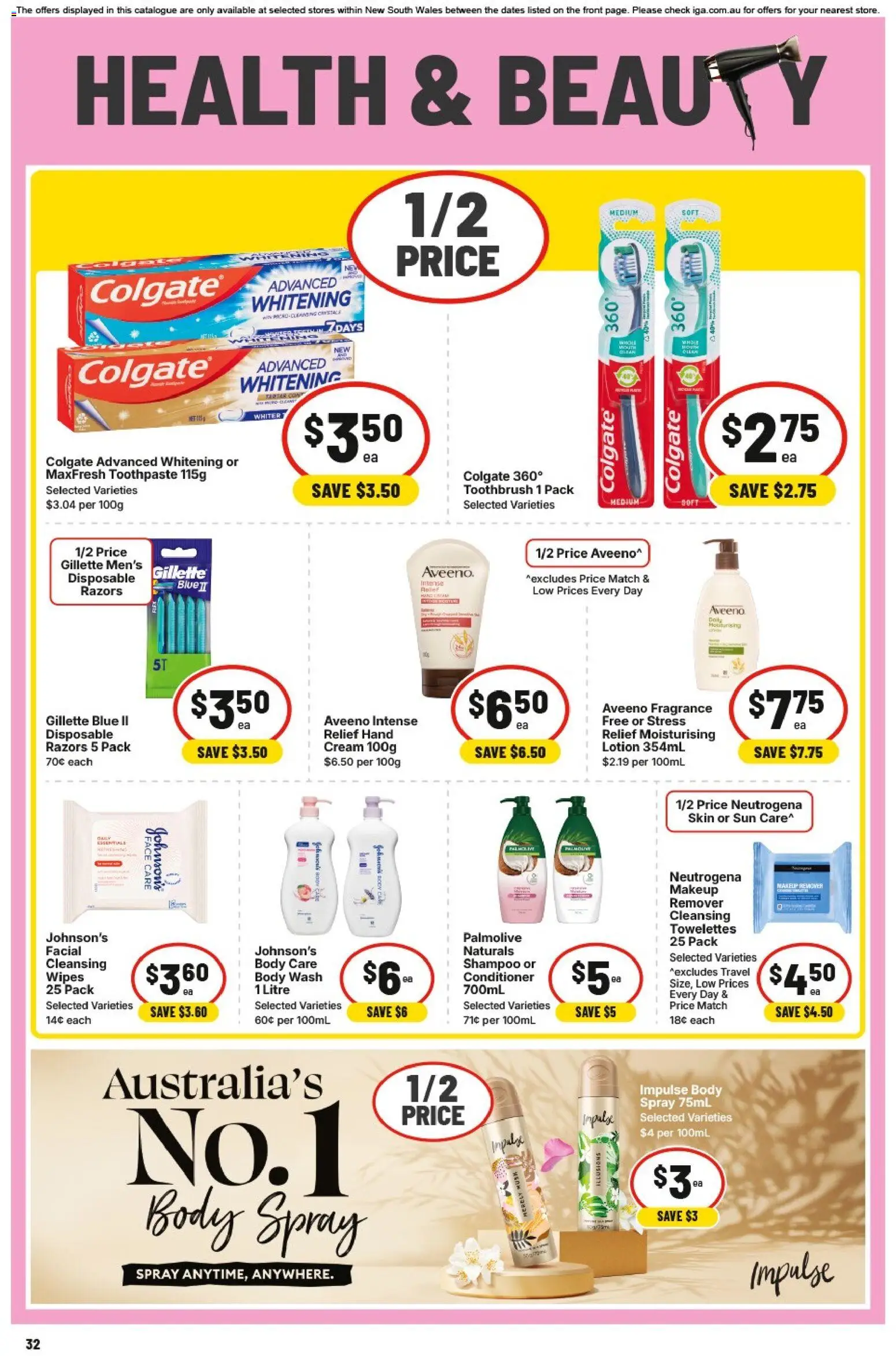 IGA catalogue - valid from 25.02.2026 | Page: 34 | Products: Fragrance, Lotion, Makeup, Cream