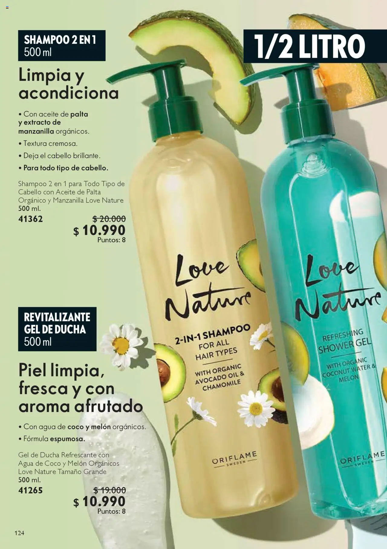 Oriflame - Catálogo │ válido desde el 13.09.2025 | Página: 124 | Productos: Agua, Palta, Melón, Aceite