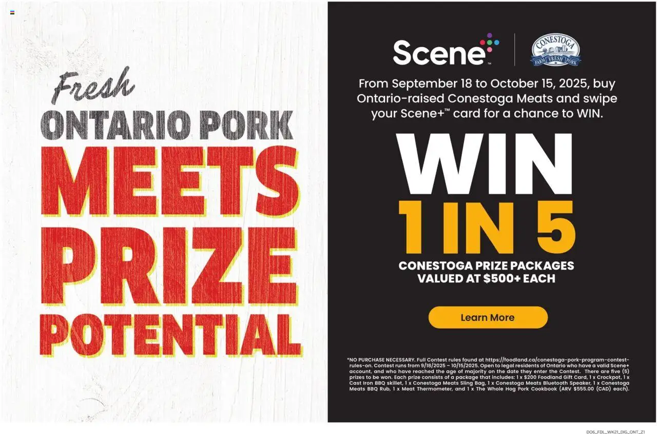 Foodland flyer valid from 18.09.2025 | Page: 6 | Products: Iron, Pork