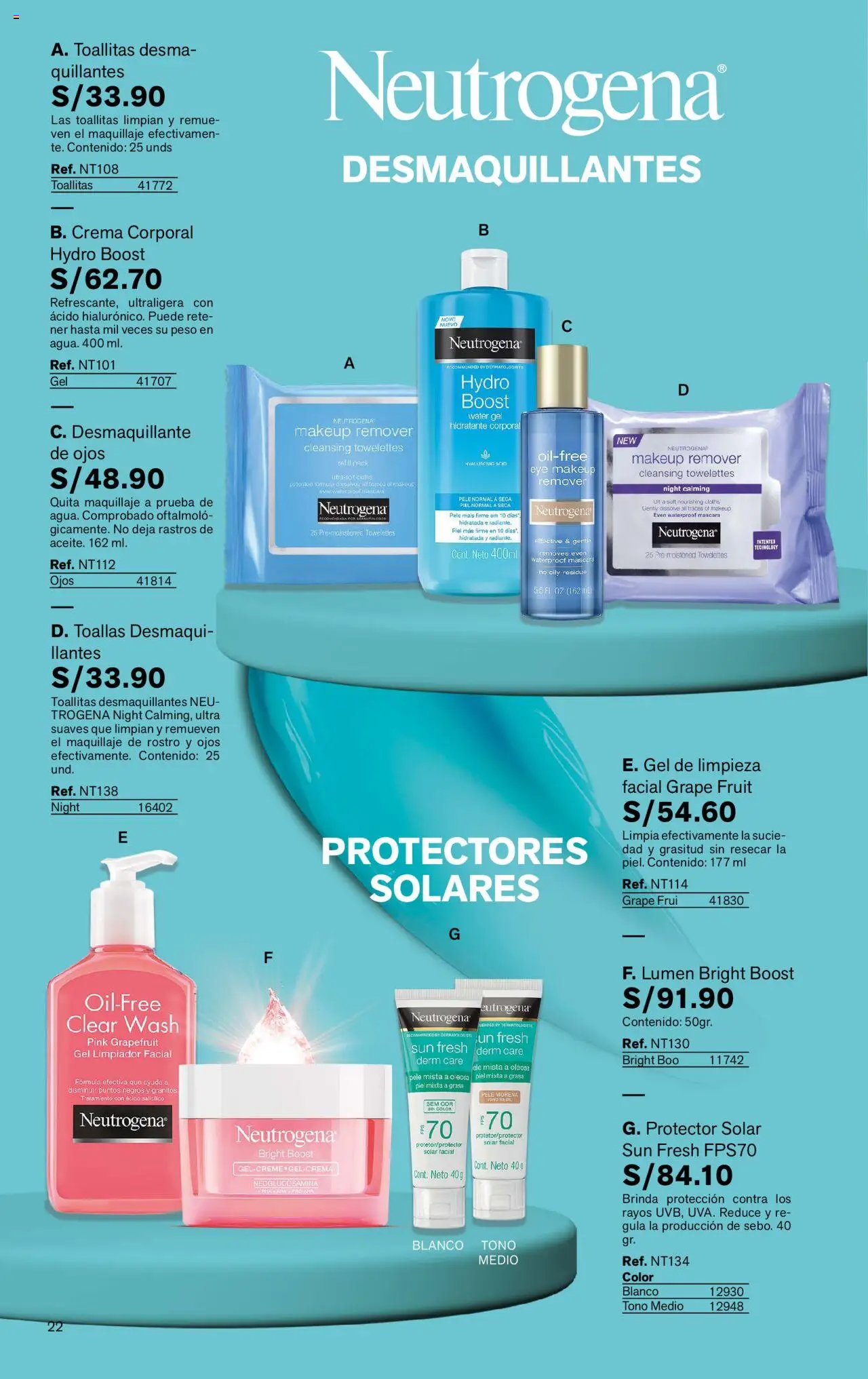Catálogo Leonisa válido desde 24.06.2025 | Página: 22 | Productos: Máscara, Protector solar, Crema, Maquillaje
