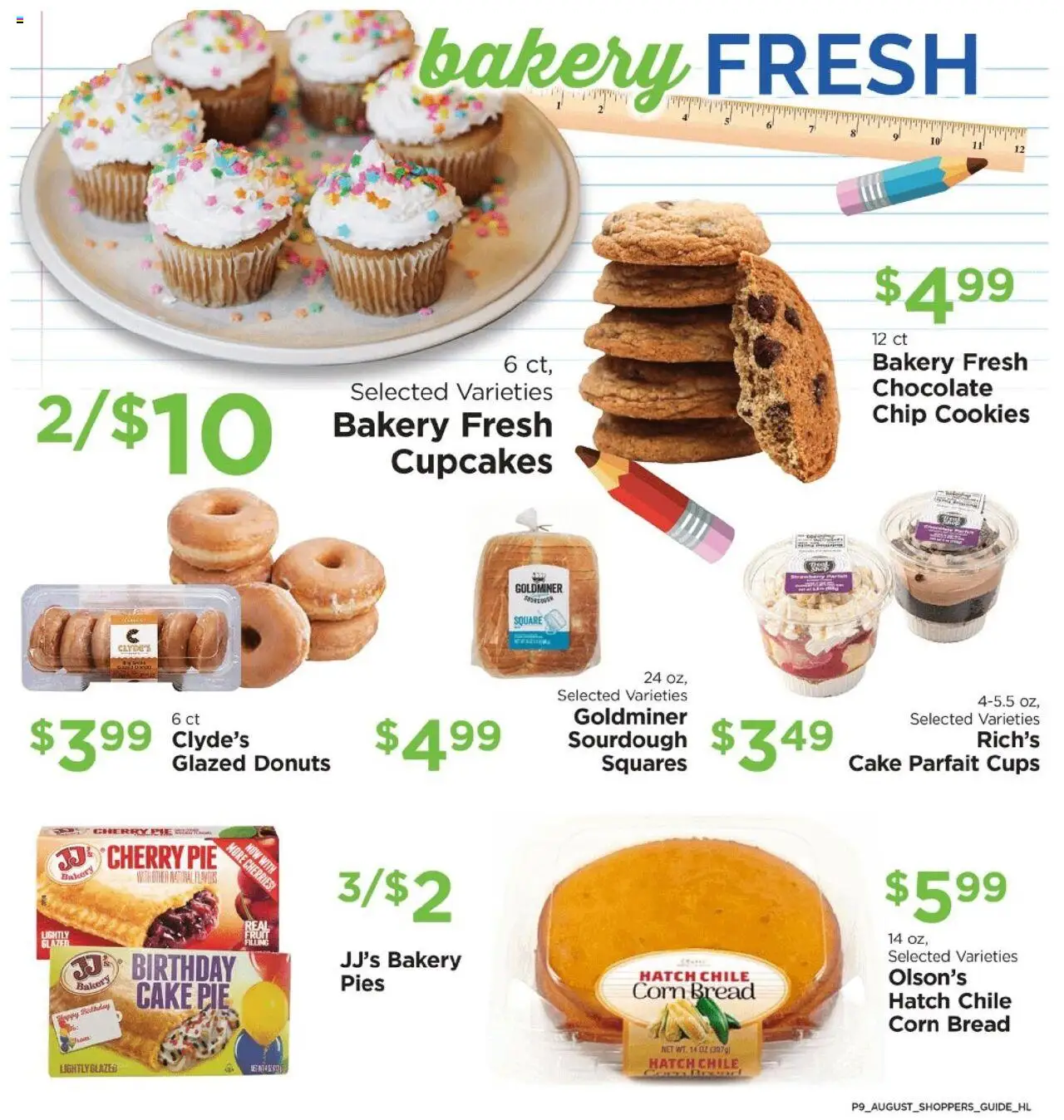 Homeland Bring Savings Home Shopper's Guide - valid from 01.08.2025 | Page: 9 | Products: Corn, Bread, Chocolate, Cherry Pie