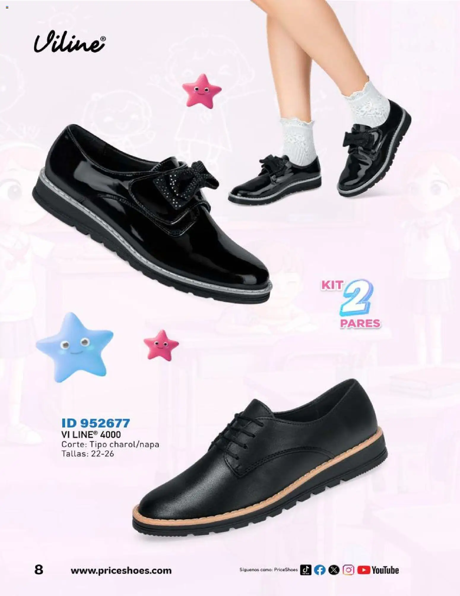 Nuevas ofertas de Price Shoes válidas en toda la República Mexicana desde el 01.09.2025. ¡Encuentra las mejores ofertas en Price Shoes catálogo Escolar! | Página: 8