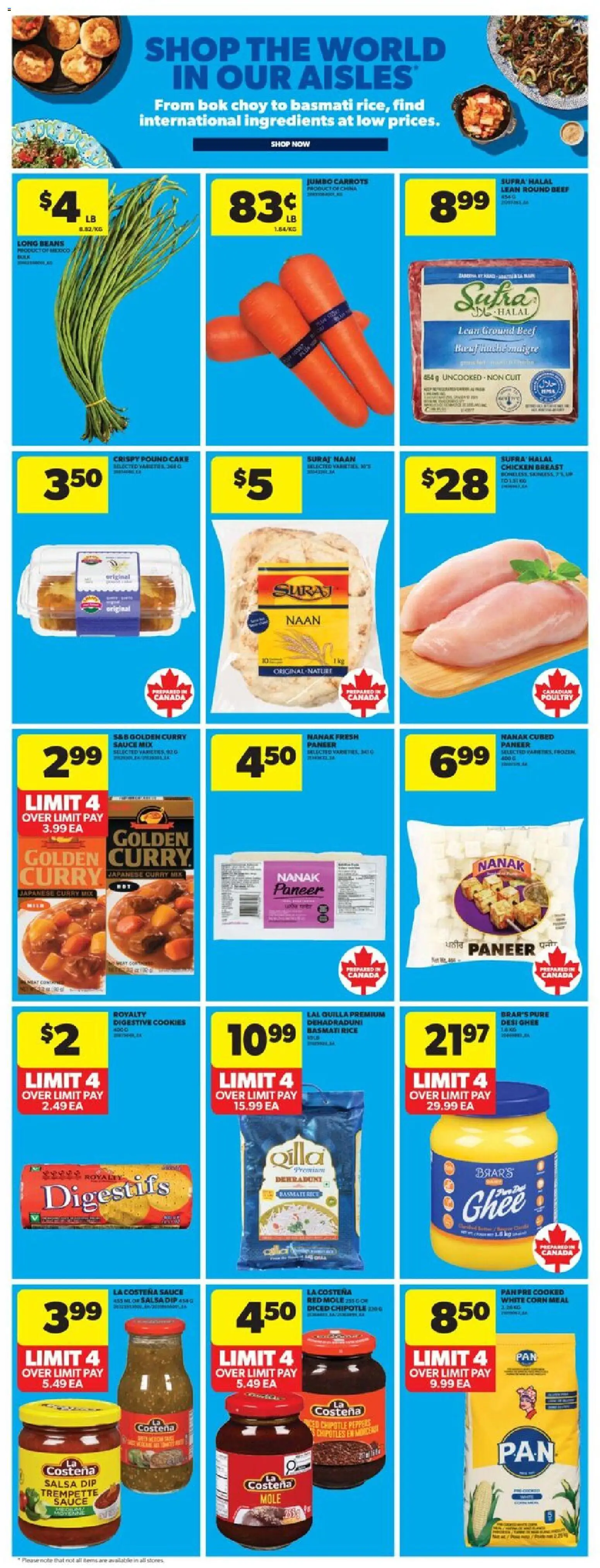 Real Canadian Superstore flyer valid from 30.10.2025 | Page: 15 | Products: Rice, Beef, Cookies, Chicken