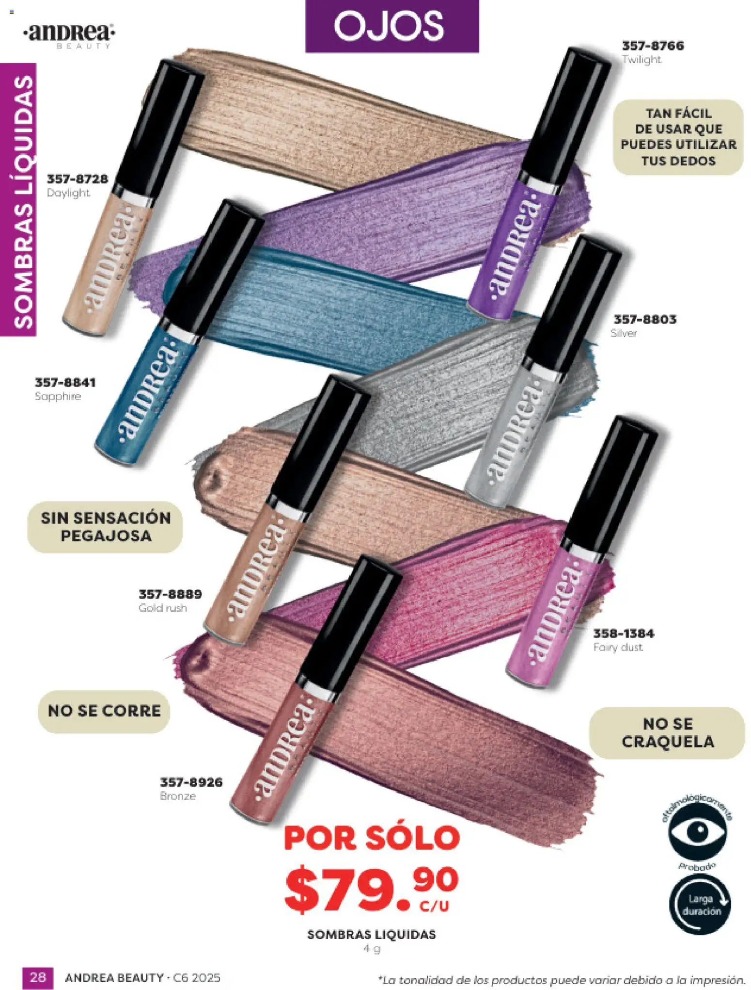 Nuevas ofertas de Andrea válidas en toda la República Mexicana desde el 31.10.2025. ¡Encuentra las mejores ofertas en Andrea catálogo Beauty! | Página: 28