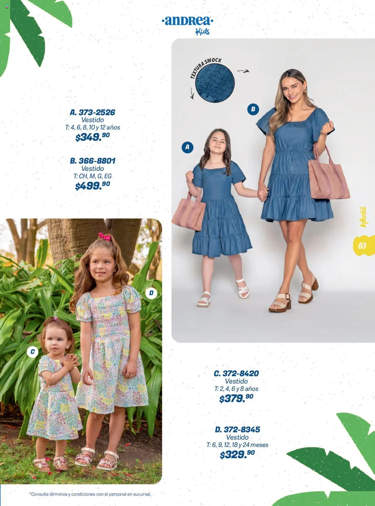 Nuevas ofertas de Andrea válidas en toda la República Mexicana desde el 22.06.2025. ¡Encuentra las mejores ofertas en Andrea catálogo Summer Time! | Página: 63 | Productos: Vestido