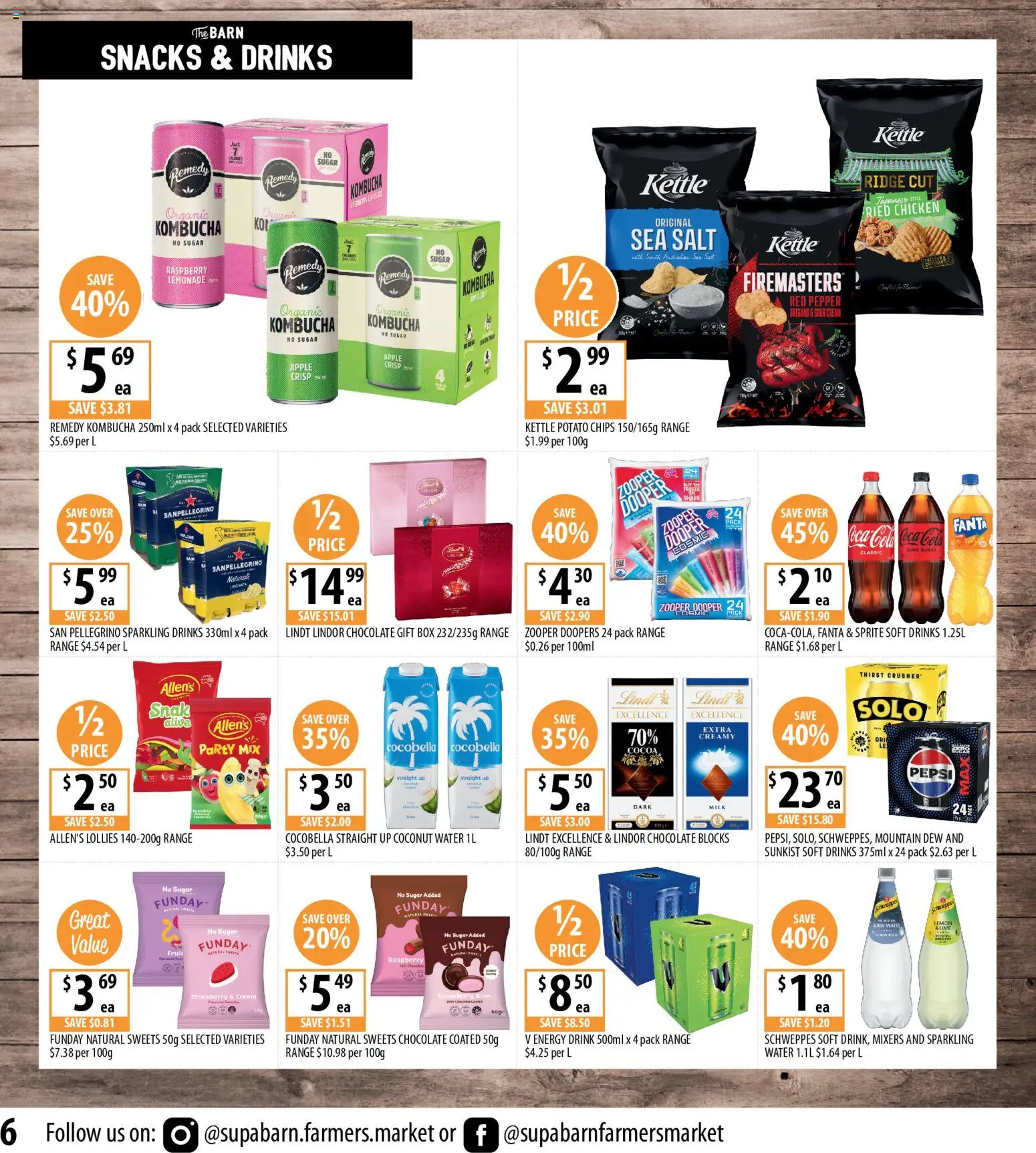 Supabarn catalogue - valid from 11.03.2026 | Page: 6 | Products: Chocolate, Chips, Pepper, Kettle