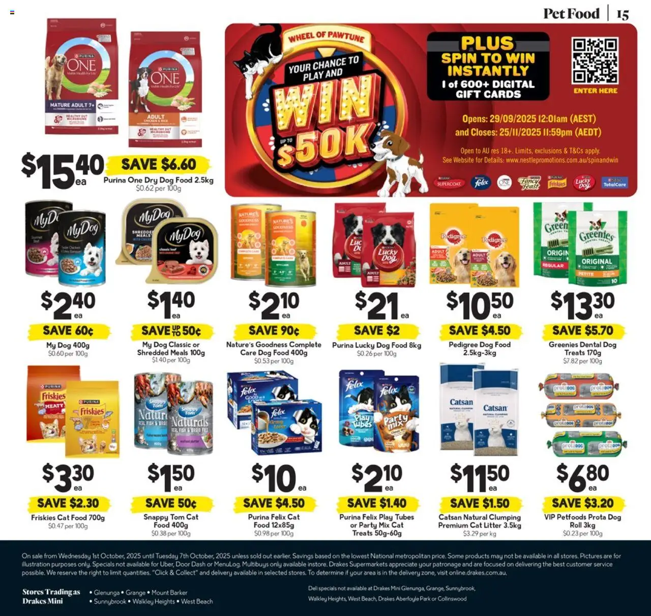 Drakes catalogue - valid from 01.10.2025 | Page: 15 | Products: Door, Chicken, Dog food, Digital
