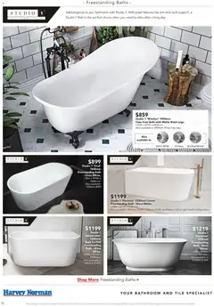 Preview of Harvey Norman - Update Your Tapware - valid from 11.02.2026 | Page: 10 | Products: Bath, Accessories, Bathroom