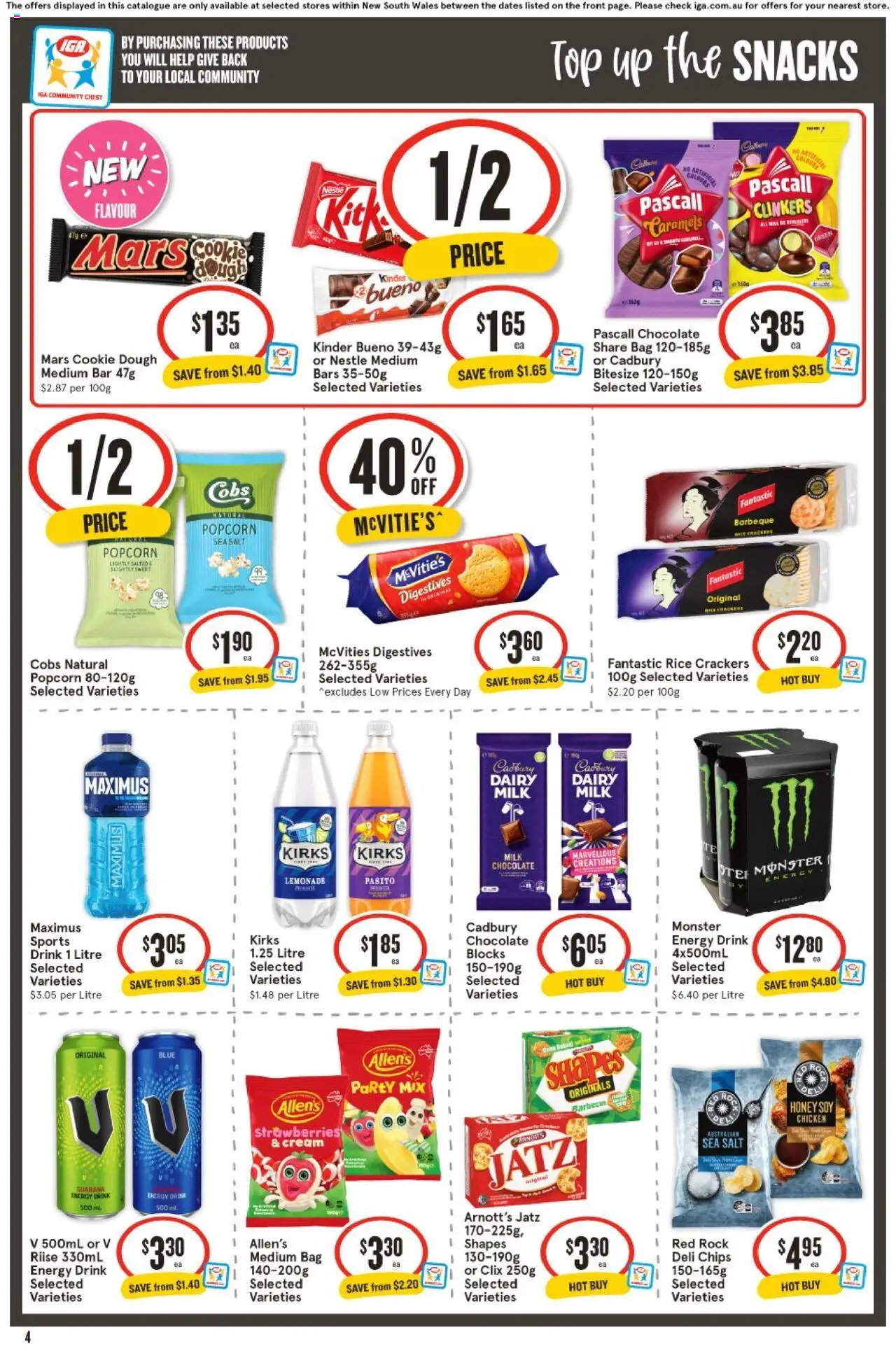 IGA catalogue - valid from 06.08.2025 | Page: 4 | Products: Tomatoes, Beef, Salad, Oven