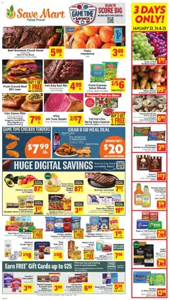 Preview of Save Mart weekly ads valid from 21.01.2026