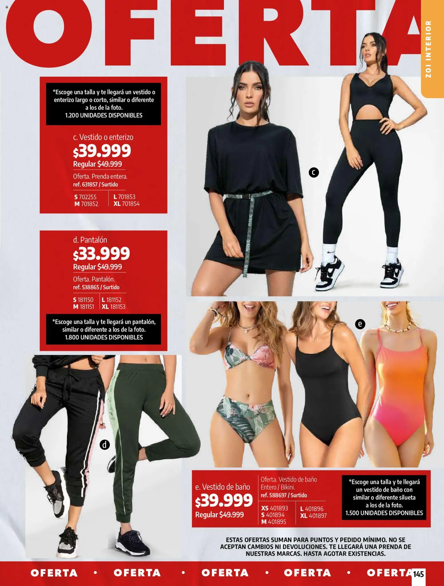 Carmel revista - valida desde el 01.06.2026 | Página: 145 | Productos: Té, Baño, Vestido, Enterizo