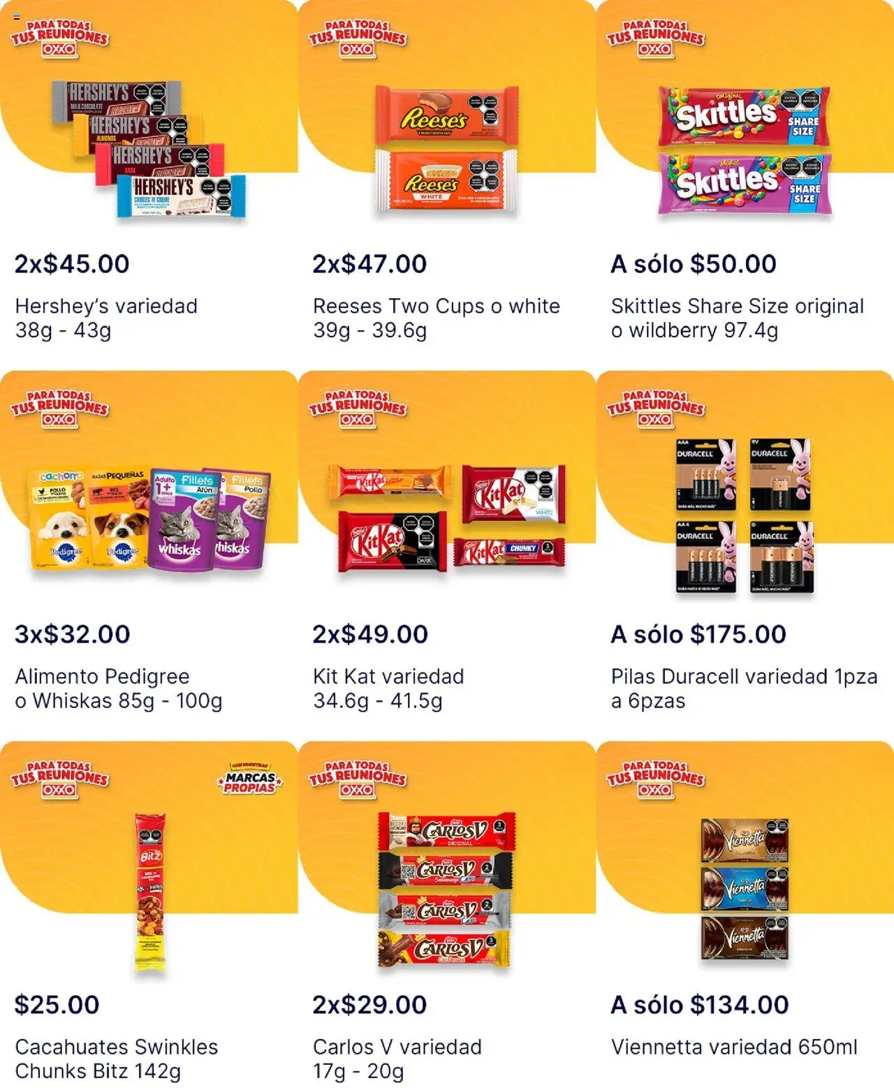 Nuevas ofertas de OXXO válidas en toda la República Mexicana desde el 21.08.2025. ¡Encuentra las mejores ofertas en OXXO - Folleto! | Página: 21 | Productos: Pollo, Atún, Chocolate, Pilas