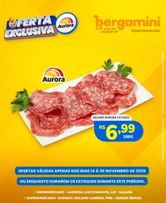 Supermercado Bergamini - Ofertas Aurora - Pré-Visualização do folheto da loja Supermercado Bergamini, válido de 14.11.2025