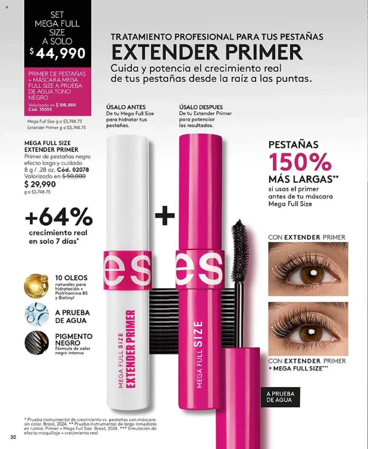 Ésika revista - valida desde el 16.06.2025 | Página: 30 | Productos: Agua, Maquillaje, Máscara