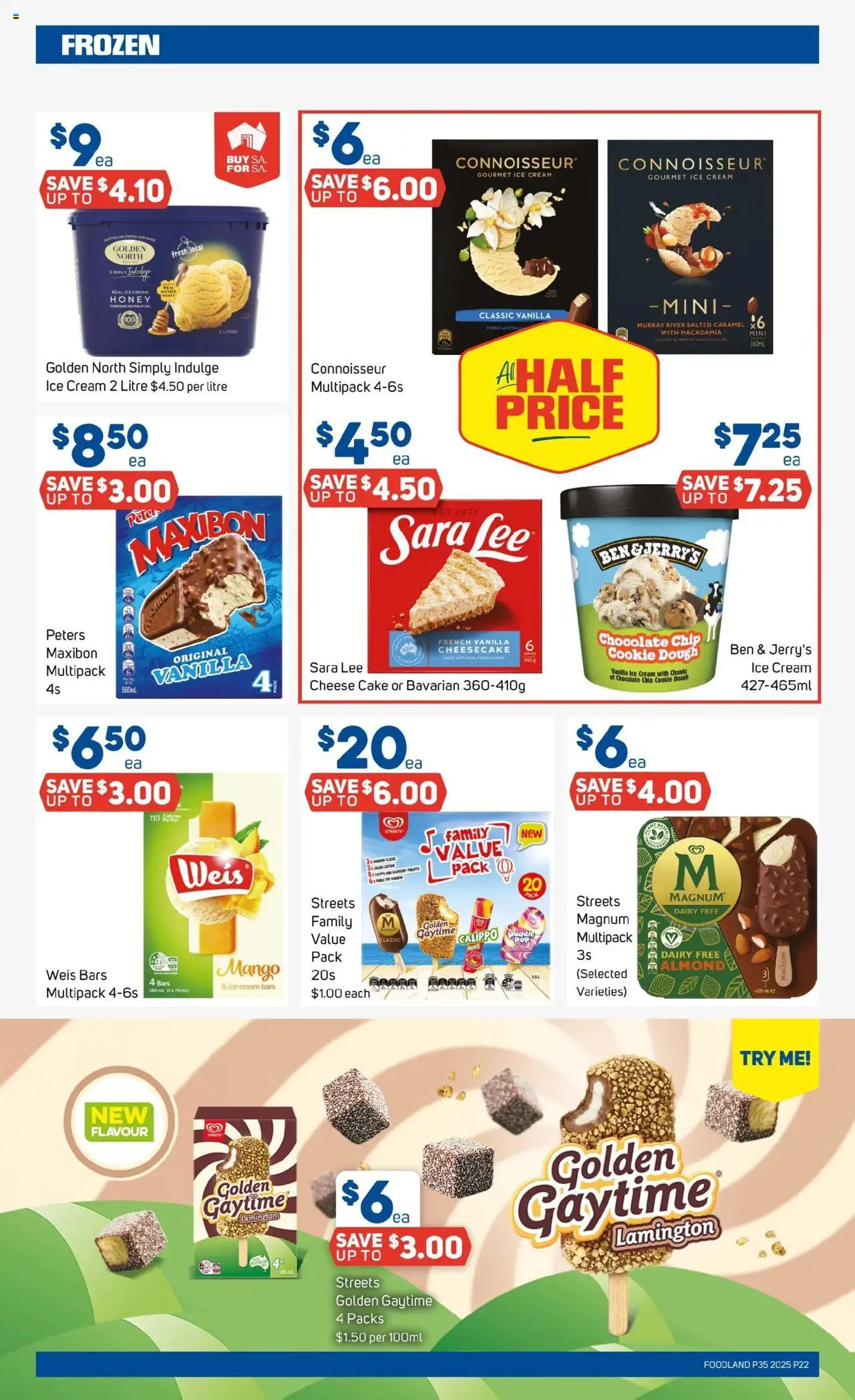 Foodland catalogue - valid from 27.08.2025 | Page: 22 | Products: Chocolate, Cream, Ice cream, Mango