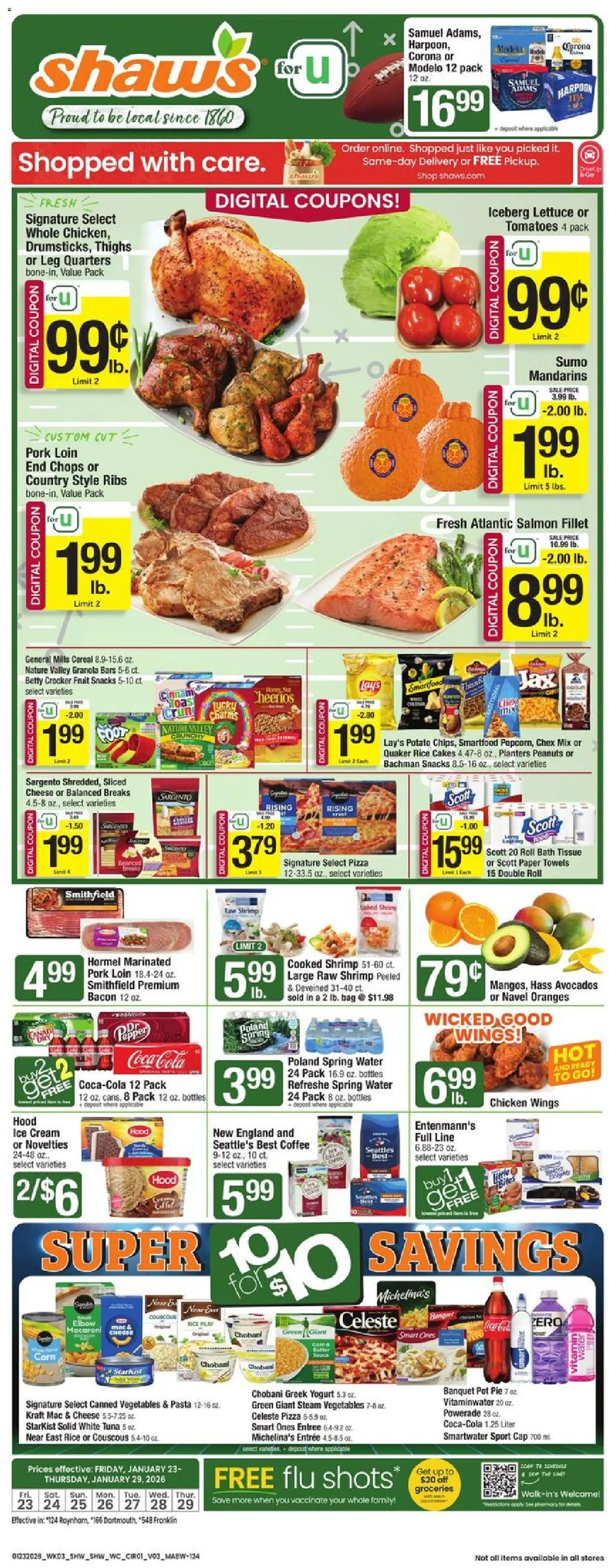 Shaw's Weekly Ad - MA - valid from 23.01.2026 | Page: 1