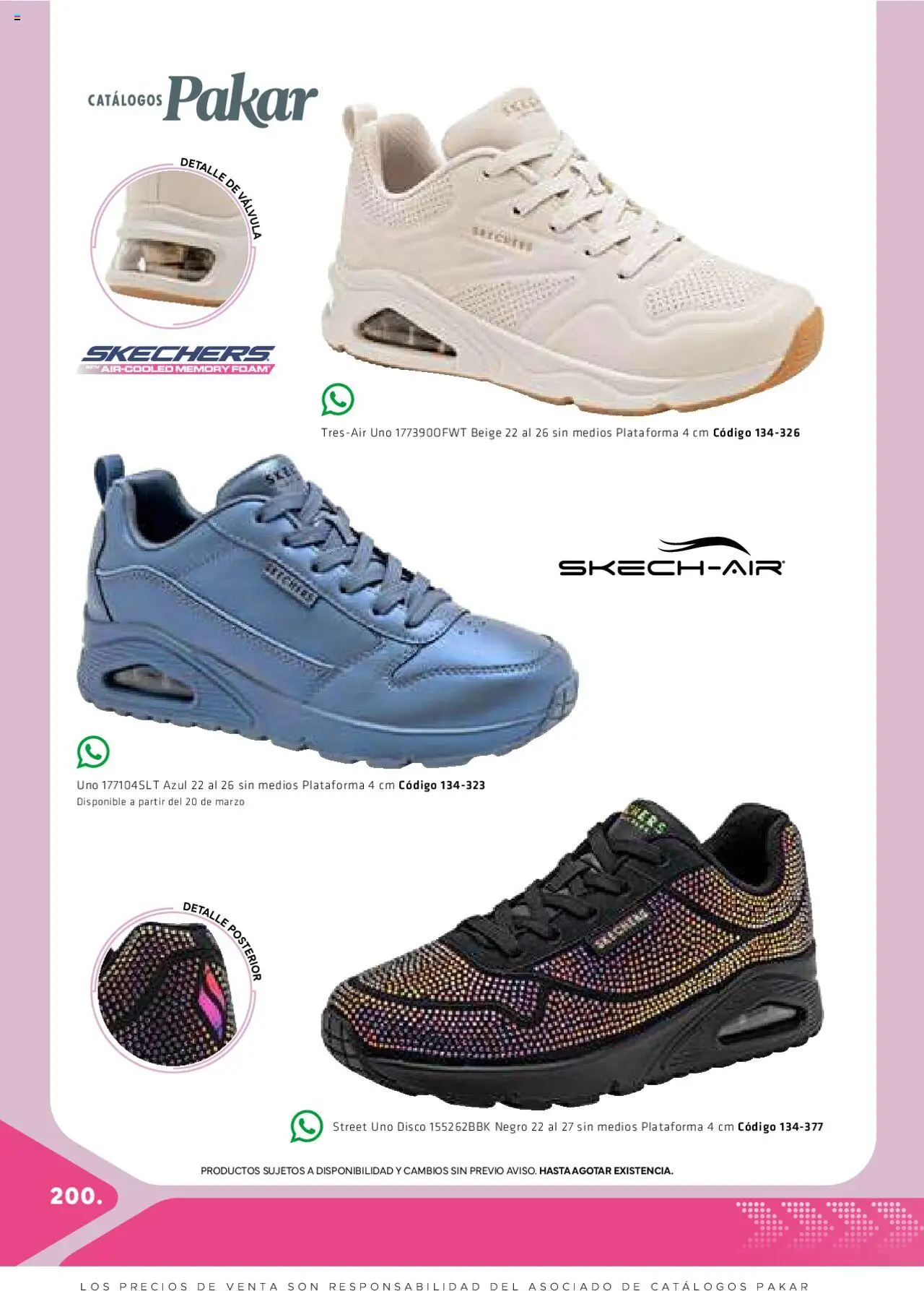 Nuevas ofertas de SC Pakar válidas en toda la República Mexicana desde el 06.03.2025. ¡Encuentra las mejores ofertas en SC Pakar catálogo Women! | Página: 200 | Productos: Disco, Válvula