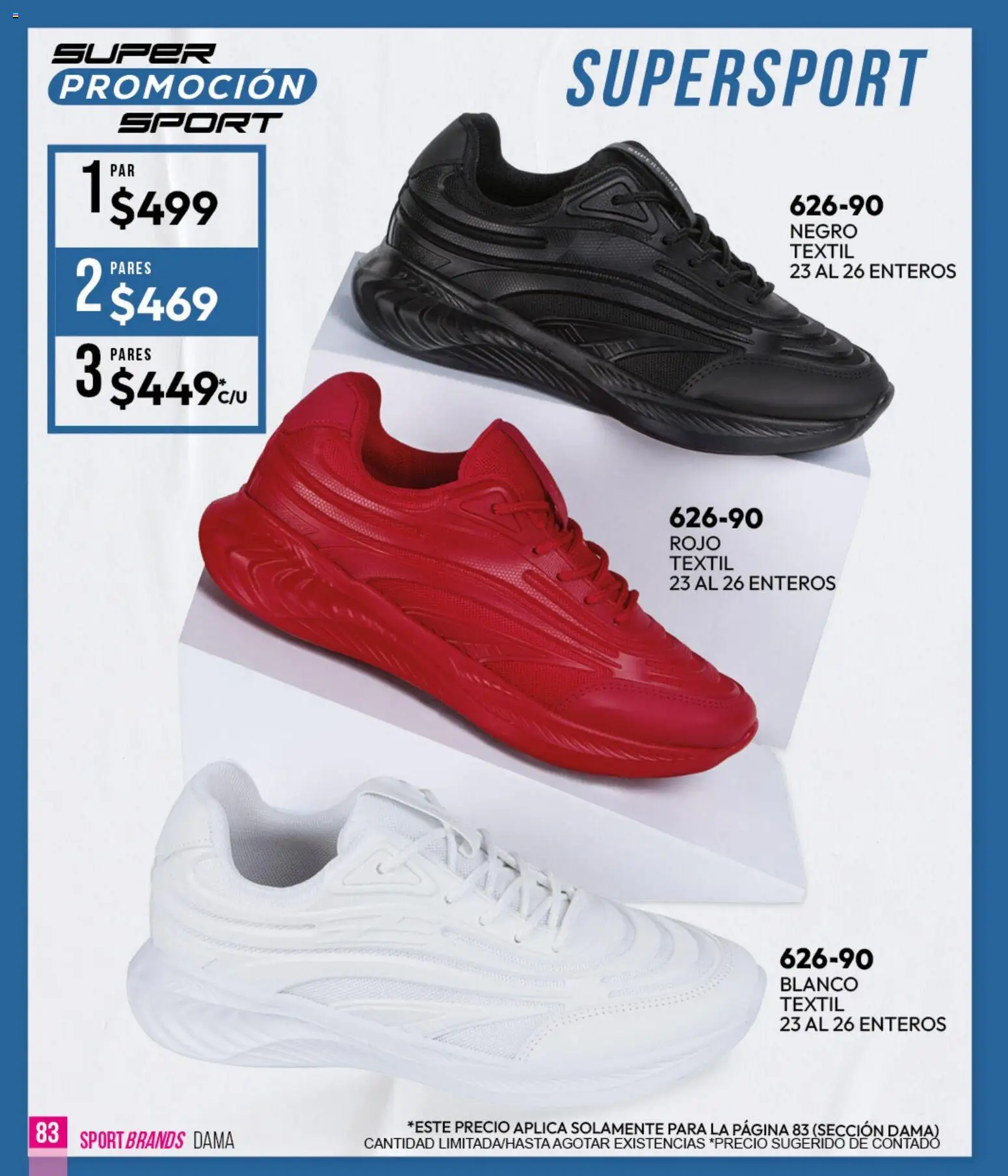 Nuevas ofertas de Cklass válidas en toda la República Mexicana desde el 05.03.2026. ¡Encuentra las mejores ofertas en Cklass catálogo Verano Sportbrands Dama! | Página: 84