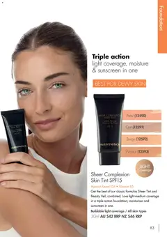 Preview of Nutrimetics Catalogue 2026 - valid from 01.01.2026 | Page: 83 | Products: Light, Sunscreen, Moisturiser, Foundation