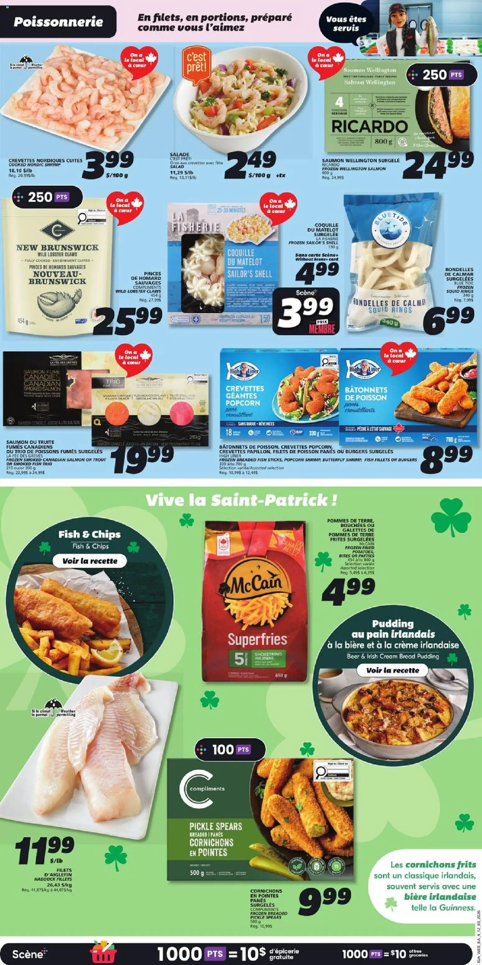 IGA flyer valid from 12.03.2026 | Page: 6 | Products: Chips, Cream, Salad, Bread