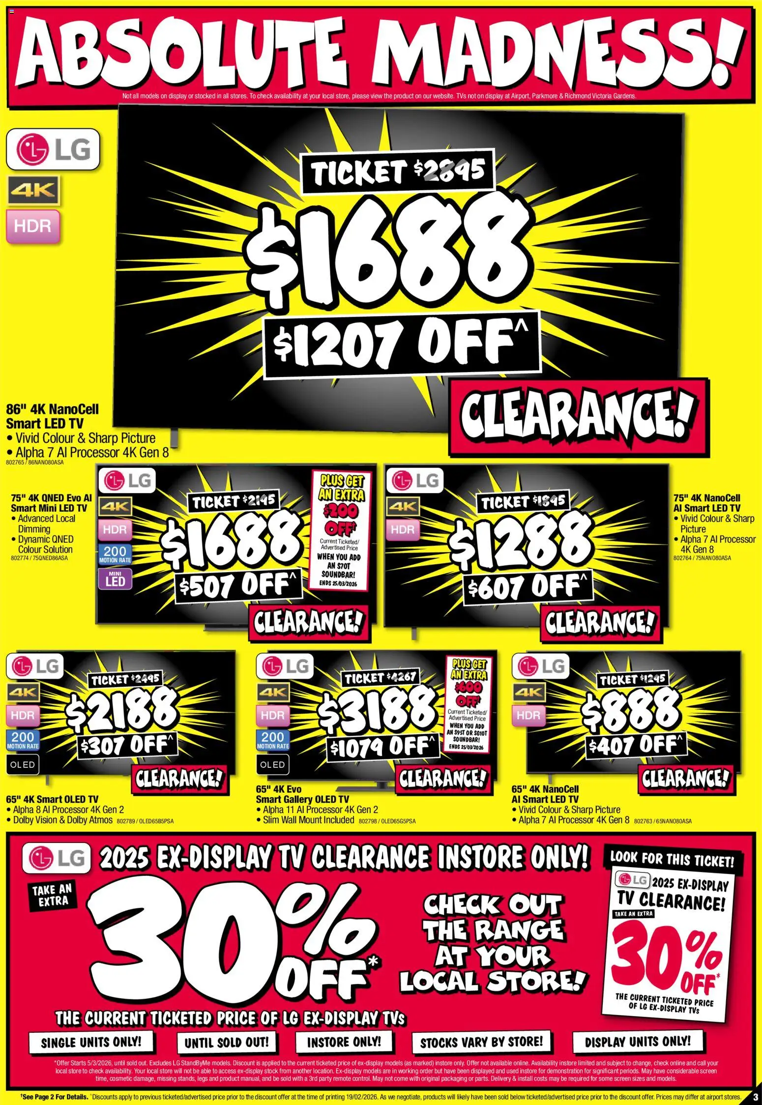 JB Hi-Fi catalogue - valid from 05.03.2026 | Page: 3 | Products: Picture, Tv, Screen