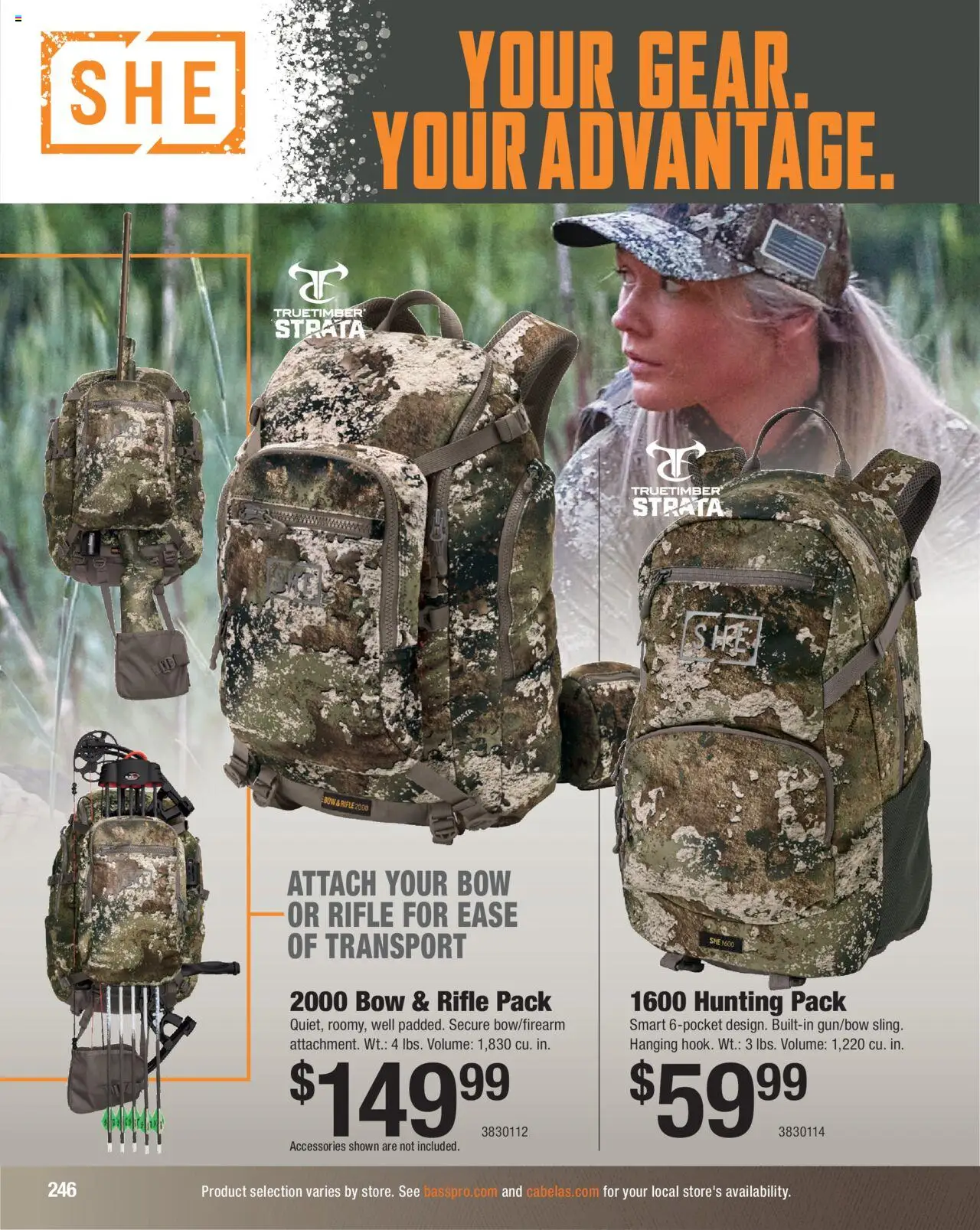 Cabela's Hunting Master 25 - valid from 11.08.2025 | Page: 246 | Products: Bow, Hunting Pack, Rifle