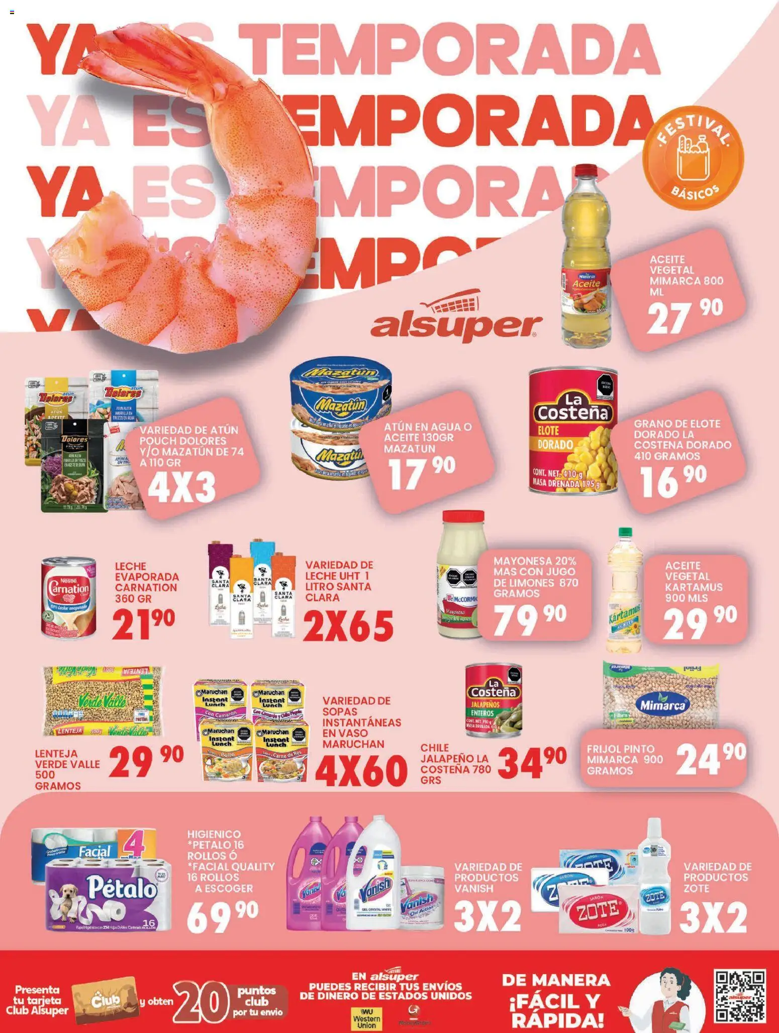 Nuevas ofertas de Alsuper válidas en toda la República Mexicana desde el 03.03.2026. ¡Encuentra las mejores ofertas en Alsuper folleto Durango! | Página: 8 | Productos: Mayonesa, Atún, Leche, Papel higiénico