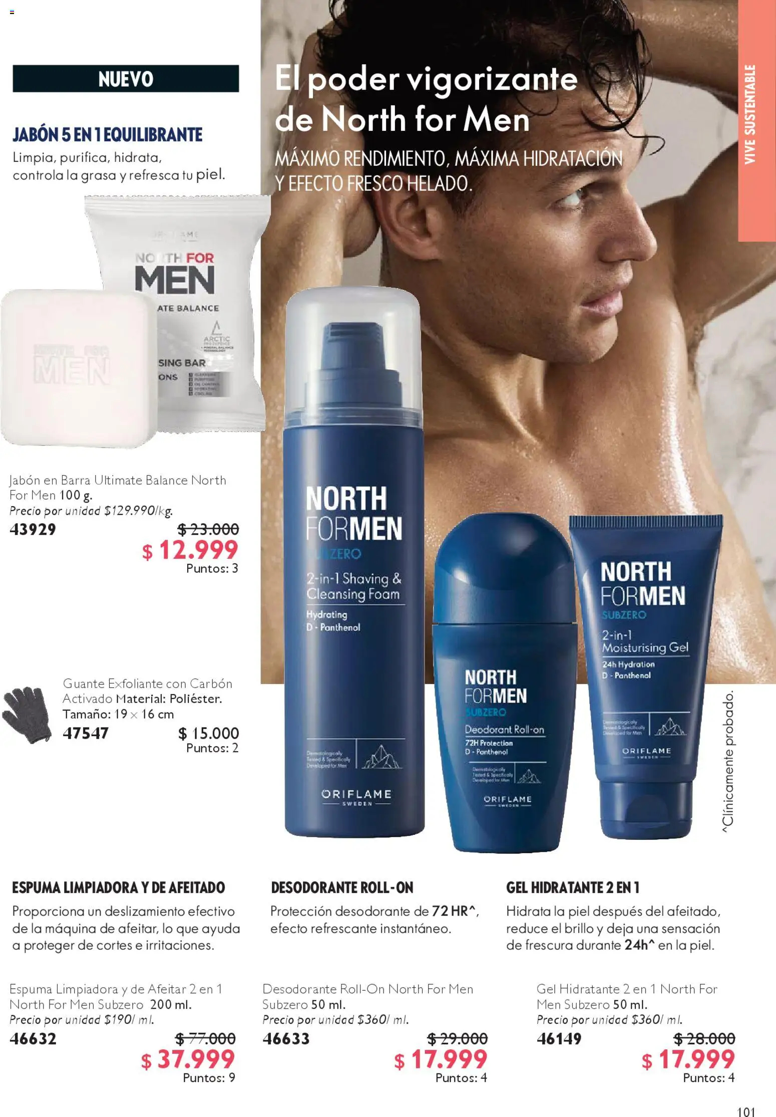 Oriflame revista - valida desde el 27.12.2025 | Página: 101 | Productos: Guante, Guante exfoliante, Jabón, Desodorante