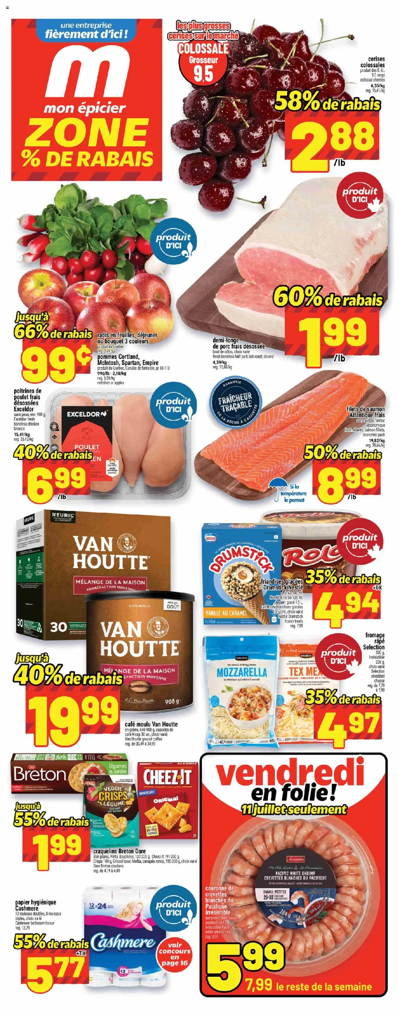 Metro flyer valid from 10.07.2025 | Page: 1 | Products: Coffee, Chicken, Pork, Apples