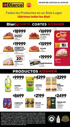 Vista previa Diarco - Ofertas Kosher válido desde el 05.01.2026