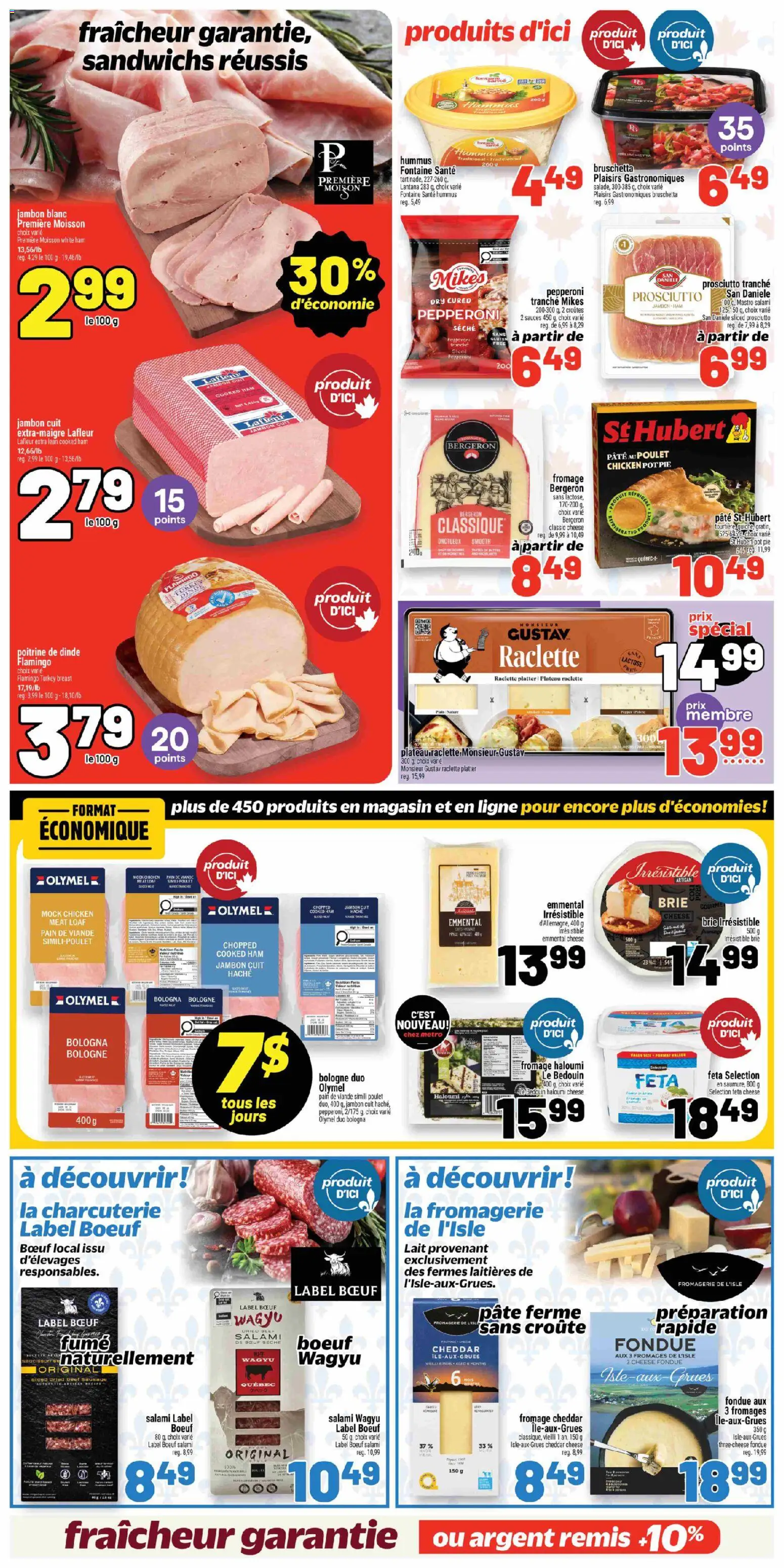 Metro flyer valid from 19.03.2026 | Page: 13 | Products: Turkey, Cheese, Salami, Ham