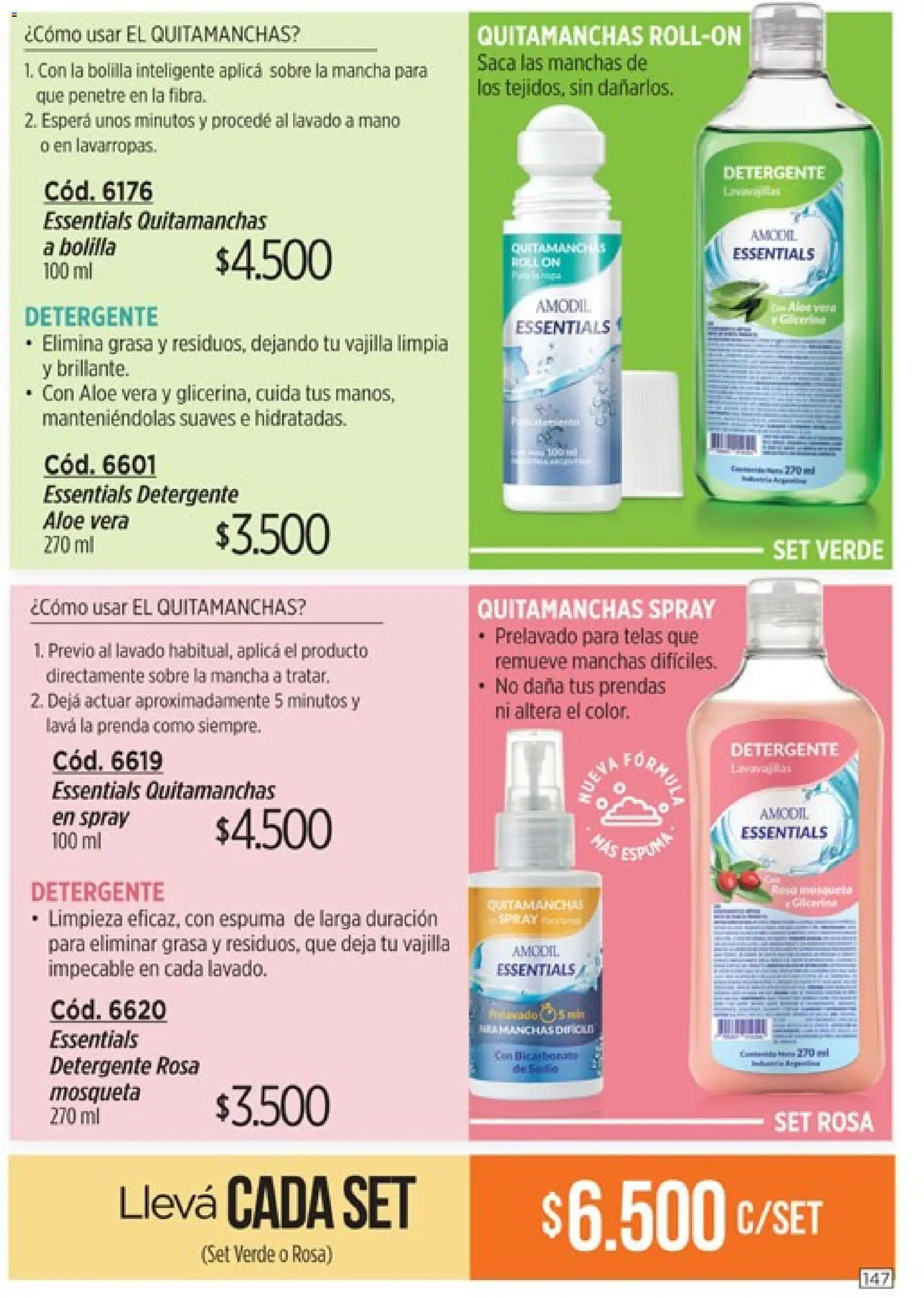 modil - Campaña 7 │ válido desde el 20.03.2026 | Página: 147 | Productos: Sobre, Quitamanchas, Detergente, Espuma
