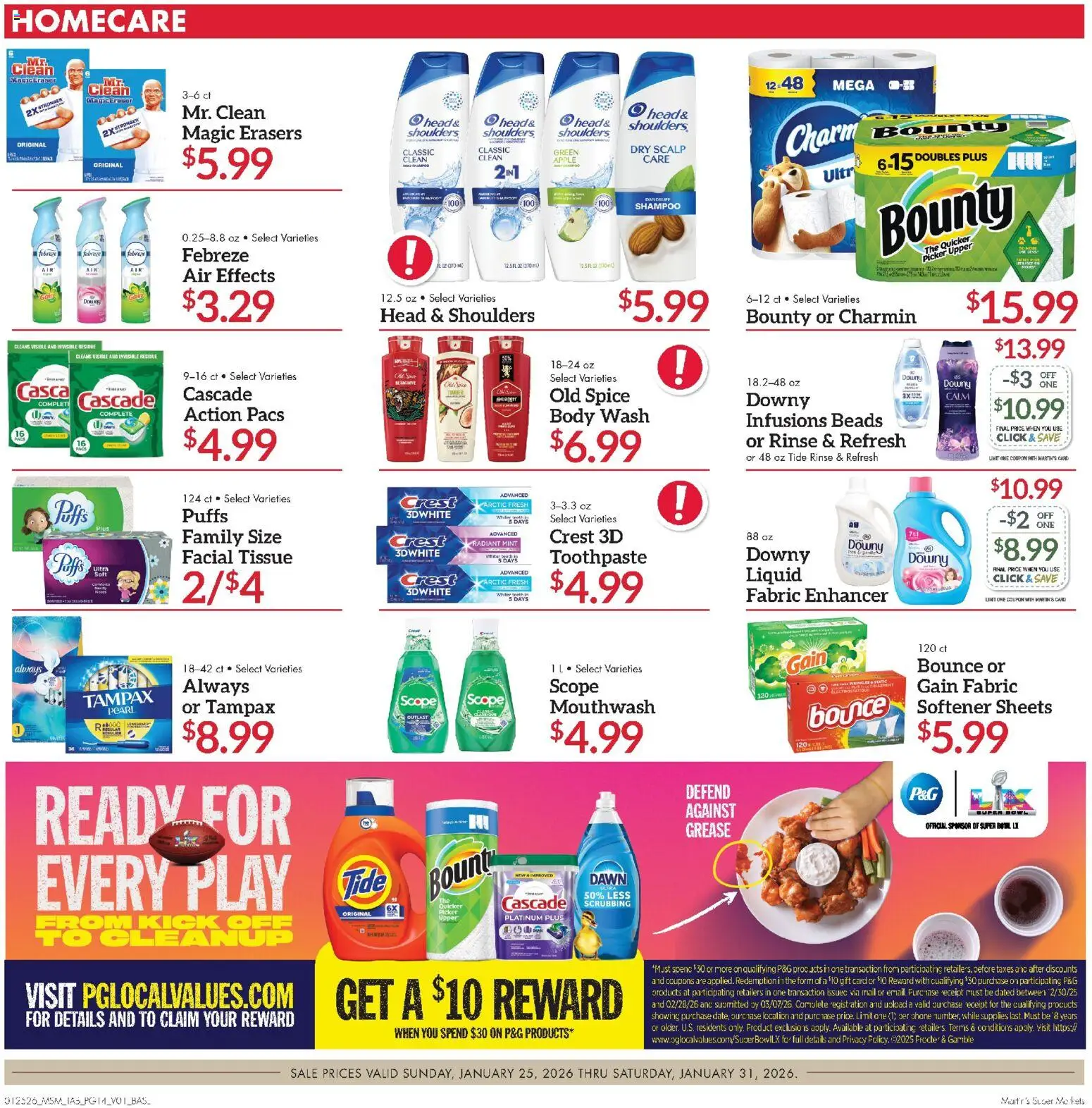 Martin’s Weekly Ad - valid from 25.01.2026 | Page: 14 | Products: Picker, Shampoo, Toothpaste, Mouthwash