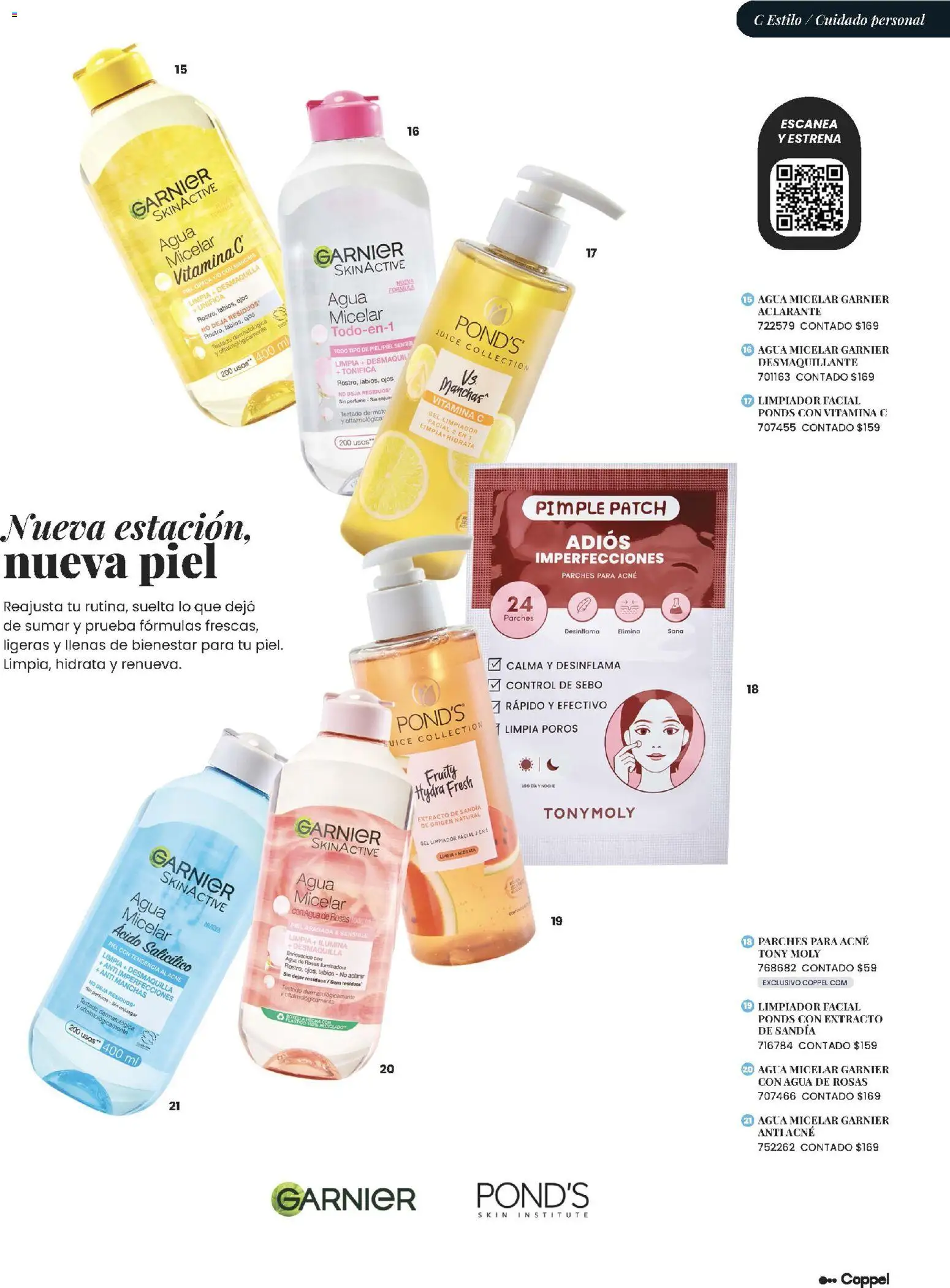 Nuevas ofertas de Coppel válidas en toda la República Mexicana desde el 01.03.2026. ¡Encuentra las mejores ofertas en Coppel catálogo ! | Página: 22 | Productos: Sandía, Desmaquillante, Limpiador facial, Perfume