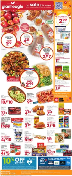 Preview of Giant Eagle weekly ads valid from 11.09.2025