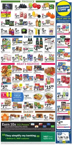 Preview of Stop & Shop weekly ads valid from 17.10.2025 | Page: 5 | Products: Milk, Coffee, Sausage, Blueberries