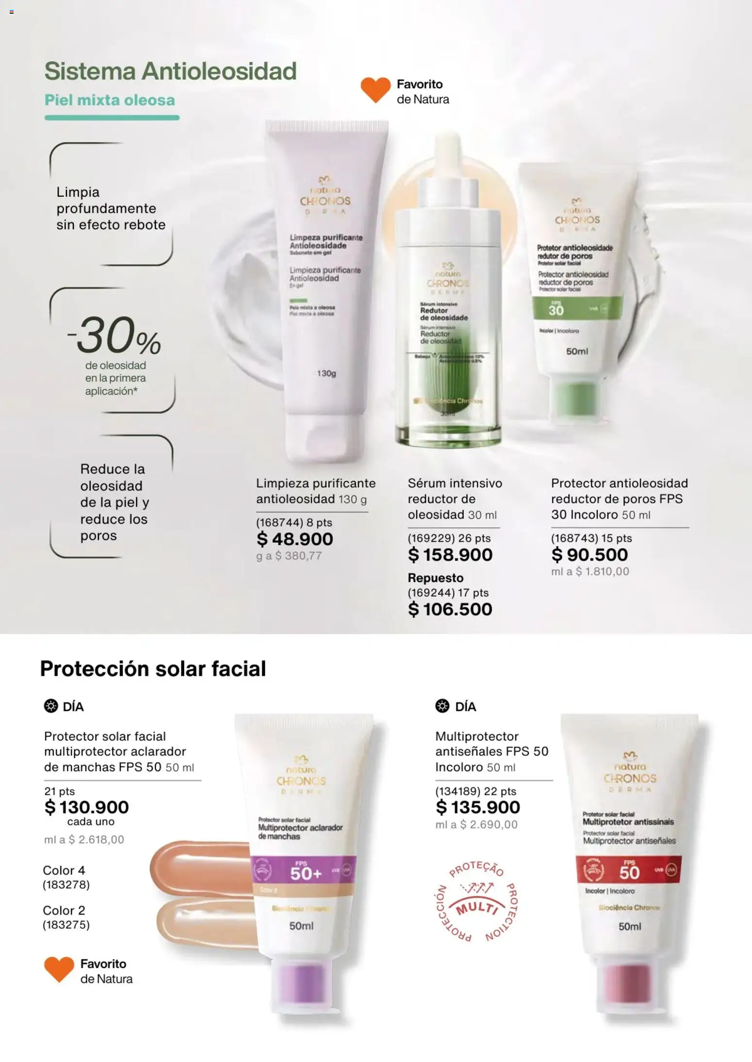 Natura revista - valida desde el 01.02.2026 | Página: 106 | Productos: Serum, Protector solar