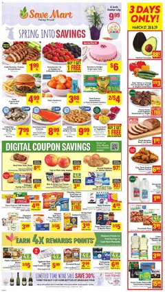 Preview of Save Mart weekly ads valid from 25.03.2026
