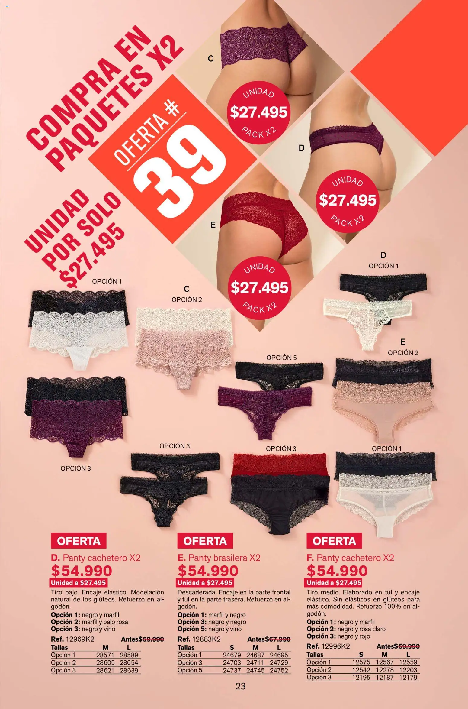 Leonisa revista - valida desde el 02.01.2026 | Página: 23 | Productos: Cachetero, Vino