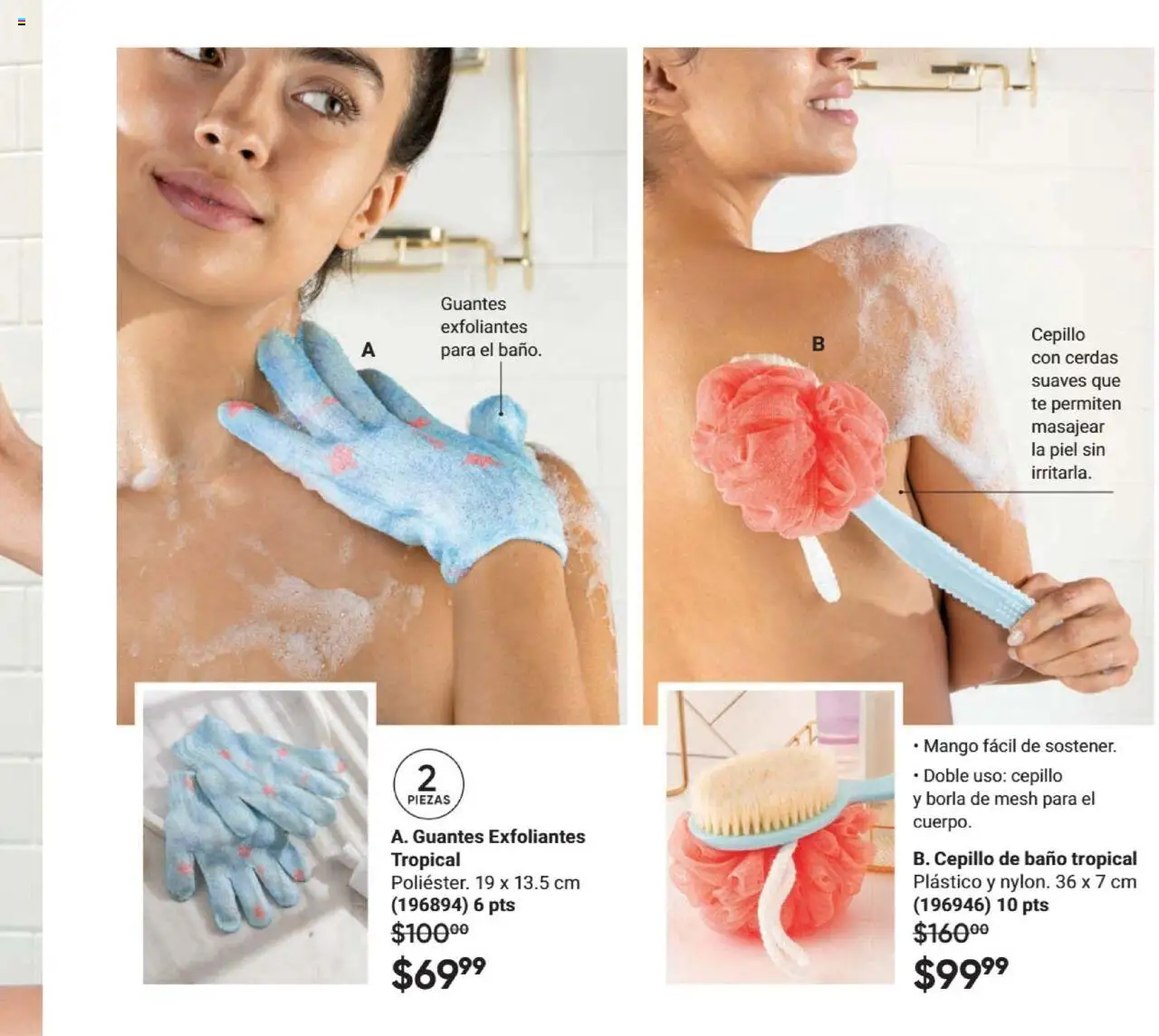 Nuevas ofertas de AVON válidas en toda la República Mexicana desde el 09.10.2025. ¡Encuentra las mejores ofertas en AVON - Casa & Estilo 16 2025! | Página: 107 | Productos: Guantes, Mango, Té, Baño