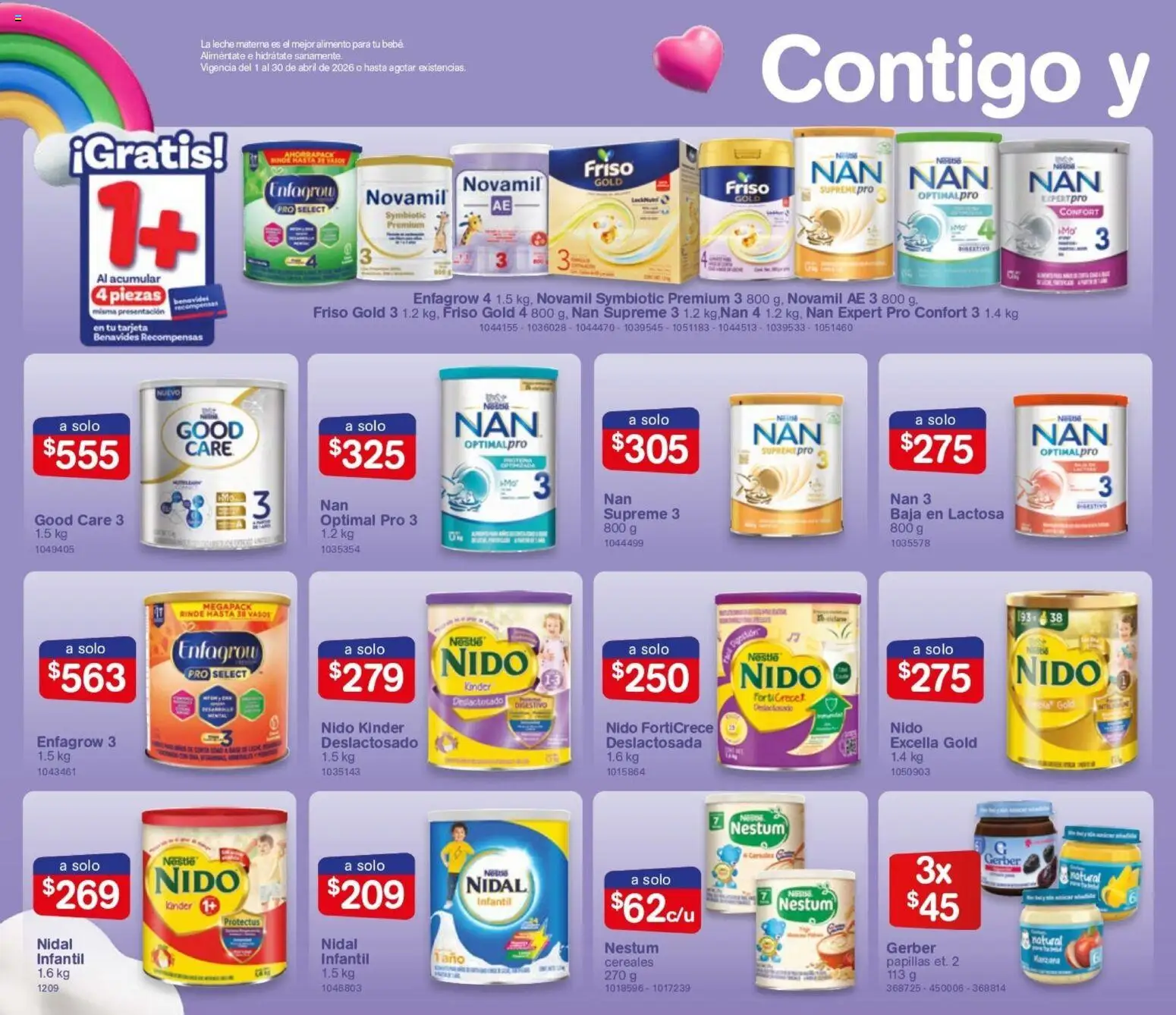 Nuevas ofertas de Farmacia Benavides válidas en toda la República Mexicana desde el 01.04.2026. ¡Encuentra las mejores ofertas en Farmacia Benavides catálogo! | Página: 16