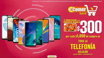 Vista previa de La Comer folleto, nuevo folleto de la tienda, válido en México a partir del 07.11.2025 | Página: 7 | Productos: Monedero, Té