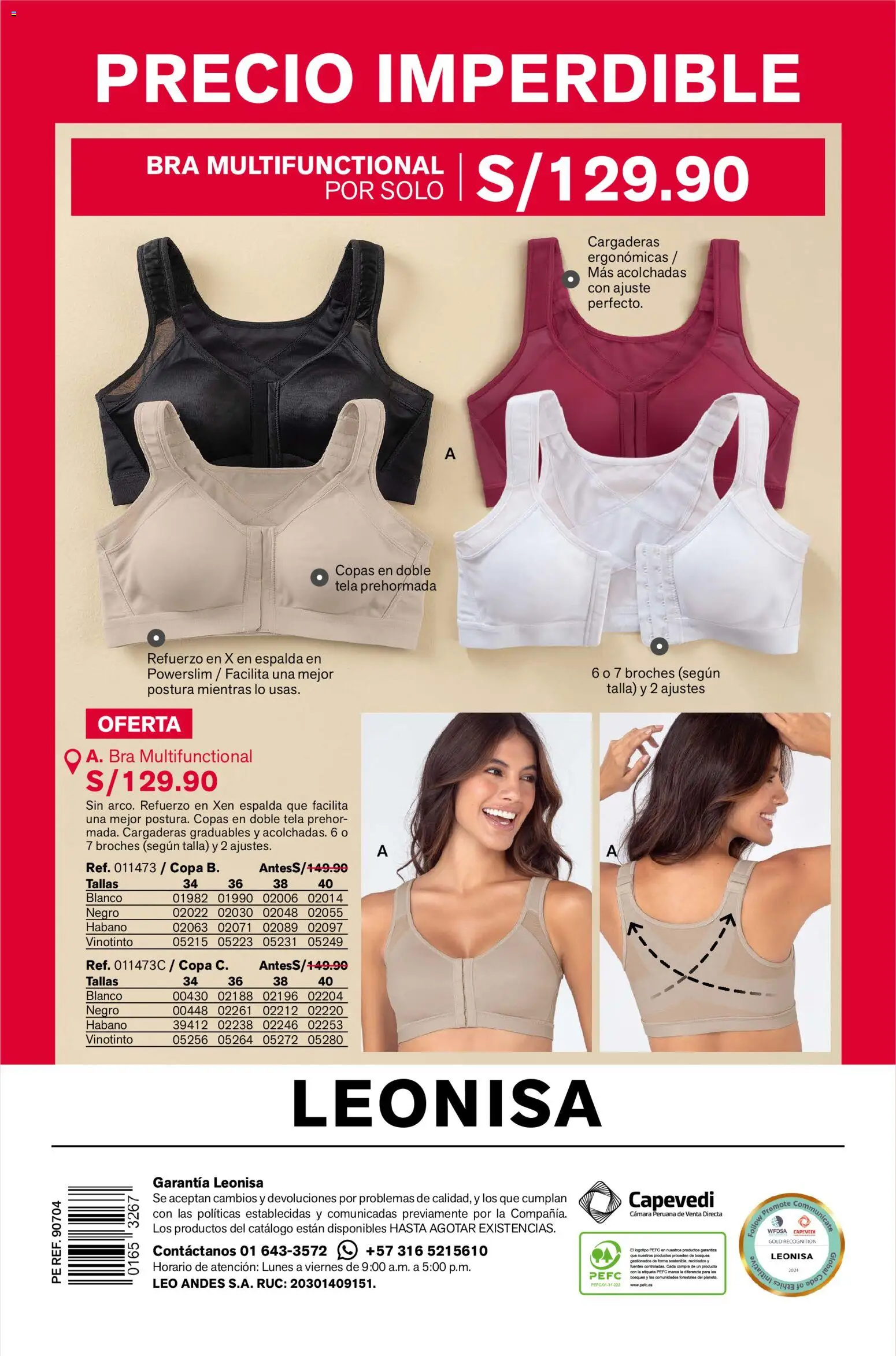 Catálogo Leonisa válido desde 16.01.2026 | Página: 144 | Productos: Cámara