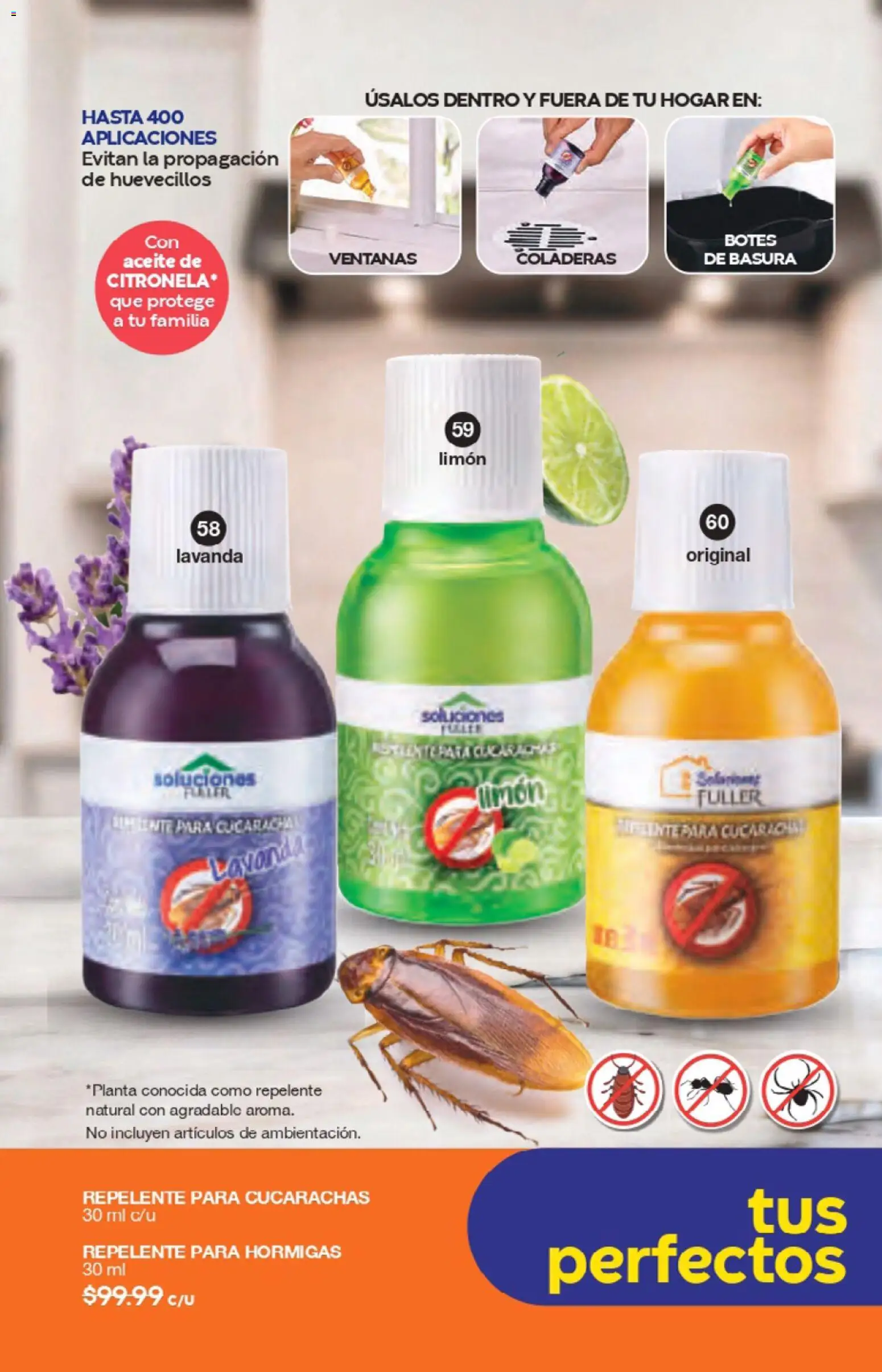 Nuevas ofertas de Fuller válidas en toda la República Mexicana desde el 04.02.2026. ¡Encuentra las mejores ofertas en Fuller campaña 22 2026! | Página: 46 | Productos: Limón, Aceite, Repelente